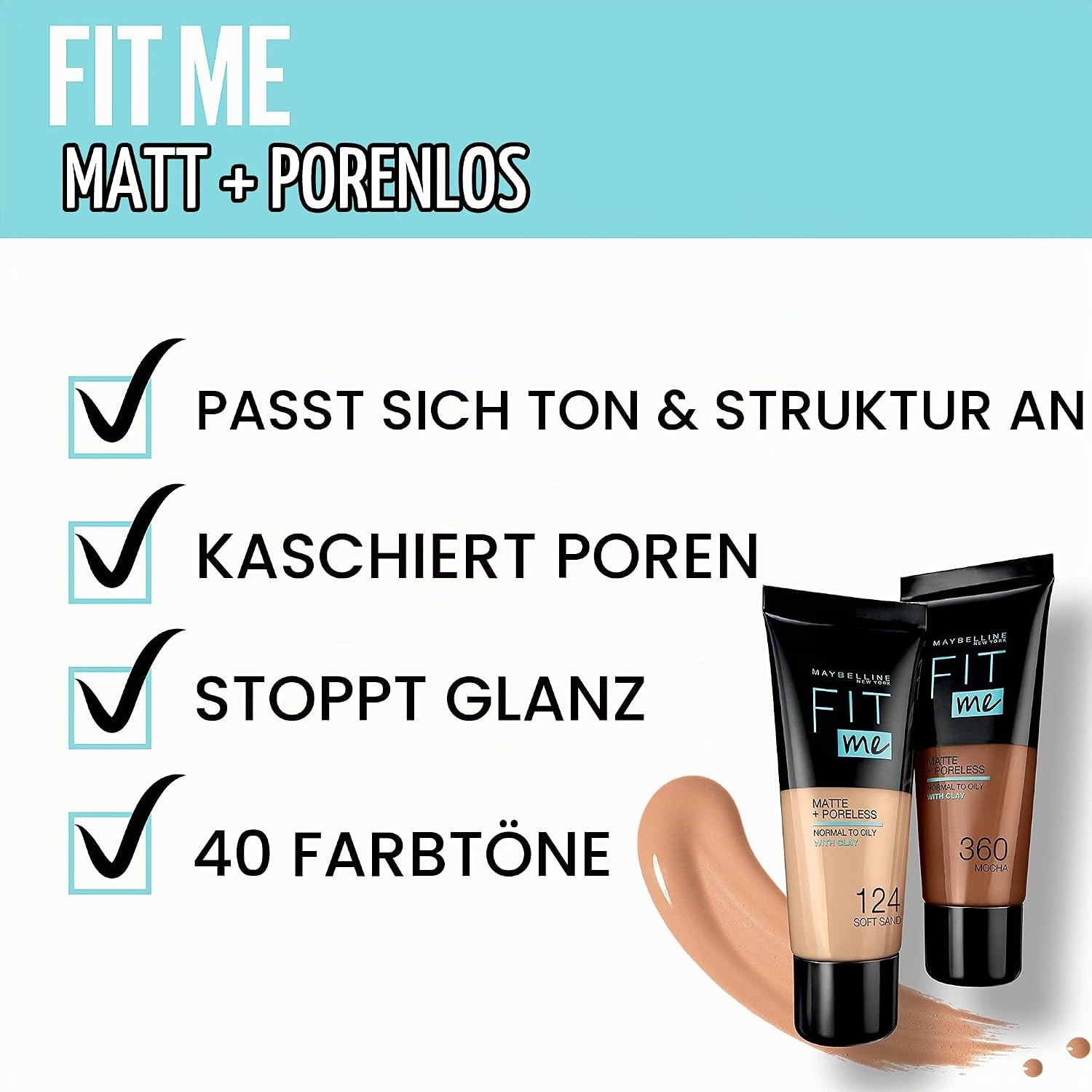 image:imageMaybelline New York Fit me Matte amp Poreless Makeup Nr 335 Classic Tan 30 ml245 classic beige