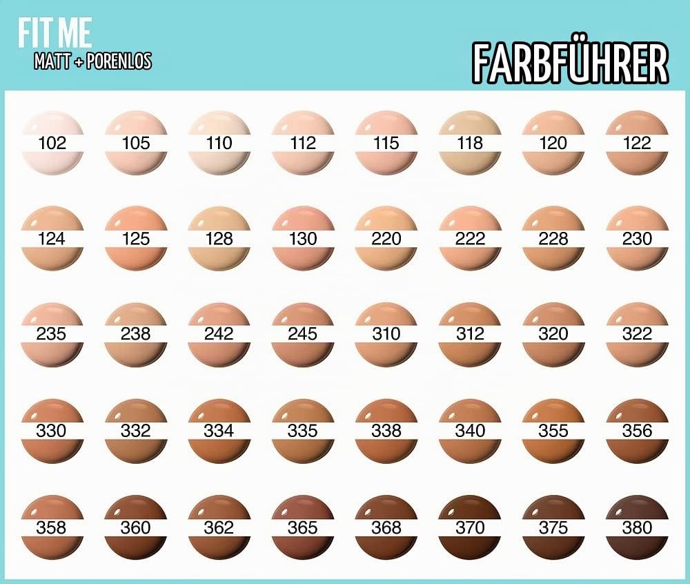 image:imageMaybelline New York Fit me Matte amp Poreless Makeup Nr 335 Classic Tan 30 mlGolden