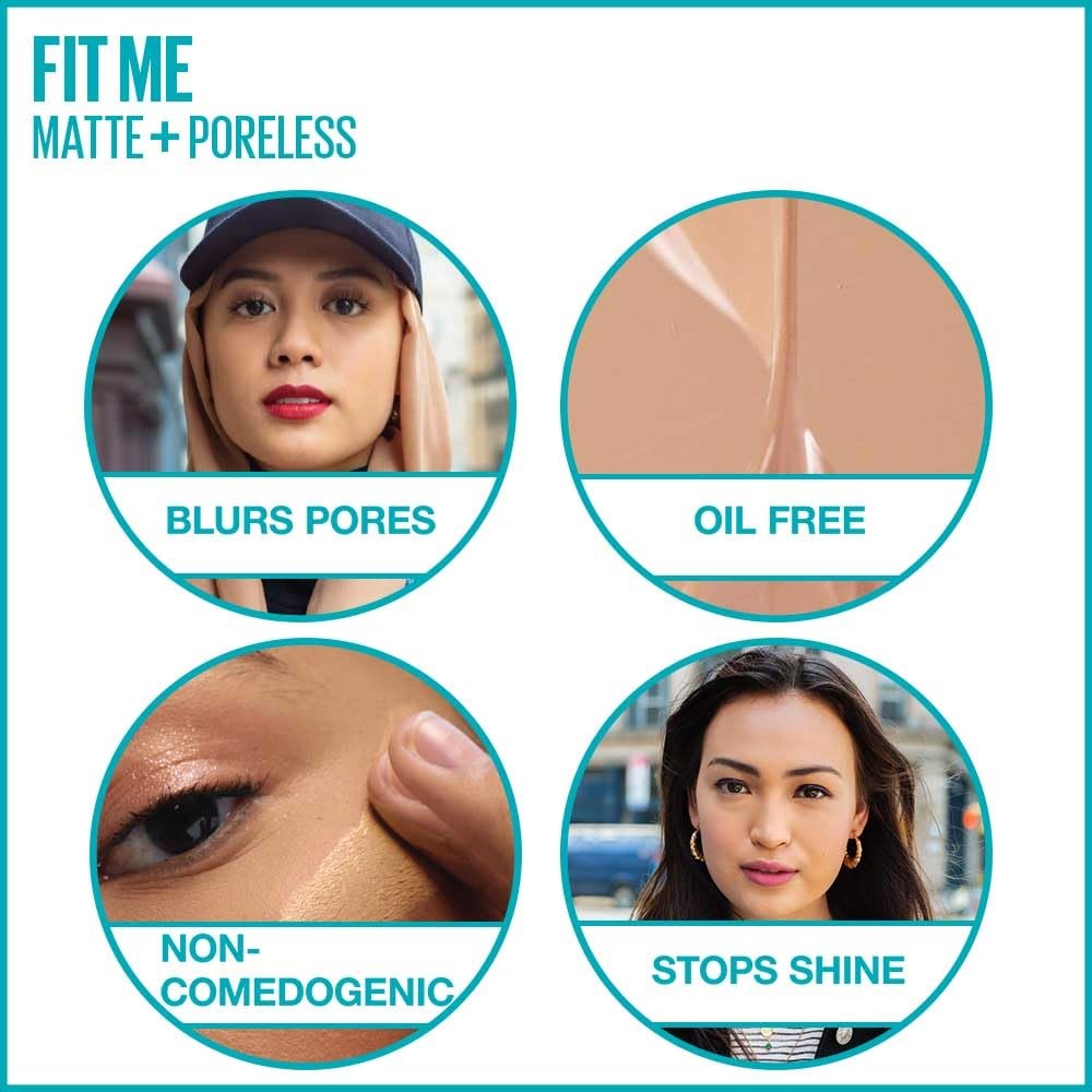 image:imageMaybelline New York Fit me Matte amp Poreless Makeup Nr 335 Classic Tan 30 mlGolden Caramel