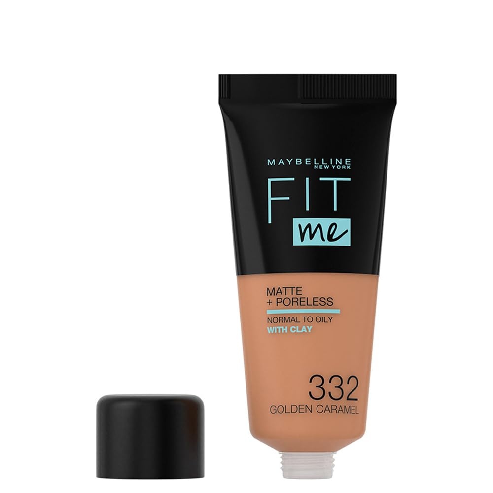 image:imageMaybelline New York Fit me Matte amp Poreless Makeup Nr 335 Classic Tan 30 mlGolden Caramel