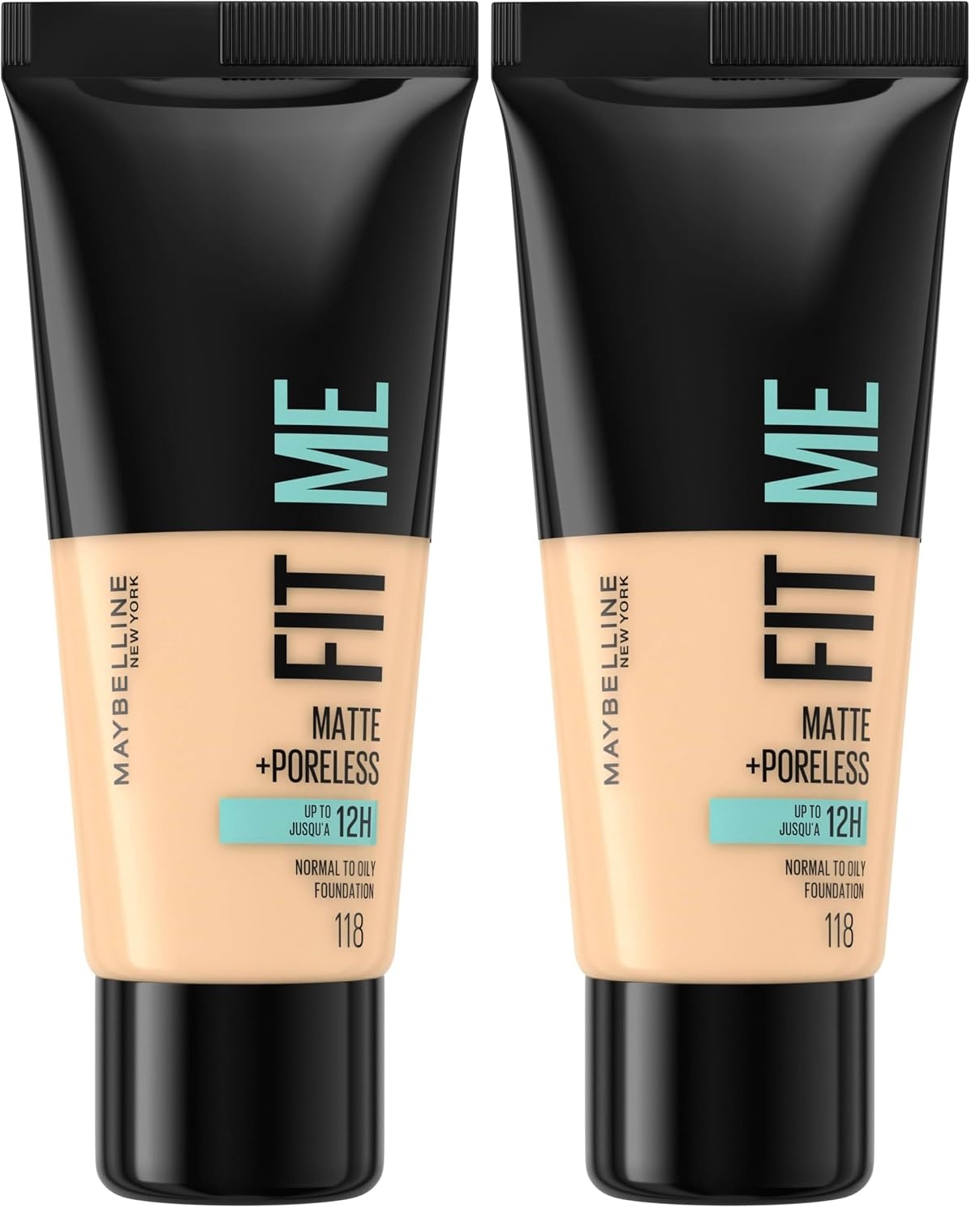 image:imageMaybelline New York Fit me Matte amp Poreless Makeup Nr 335 Classic Tan 30 mlNr 118 Light Beige