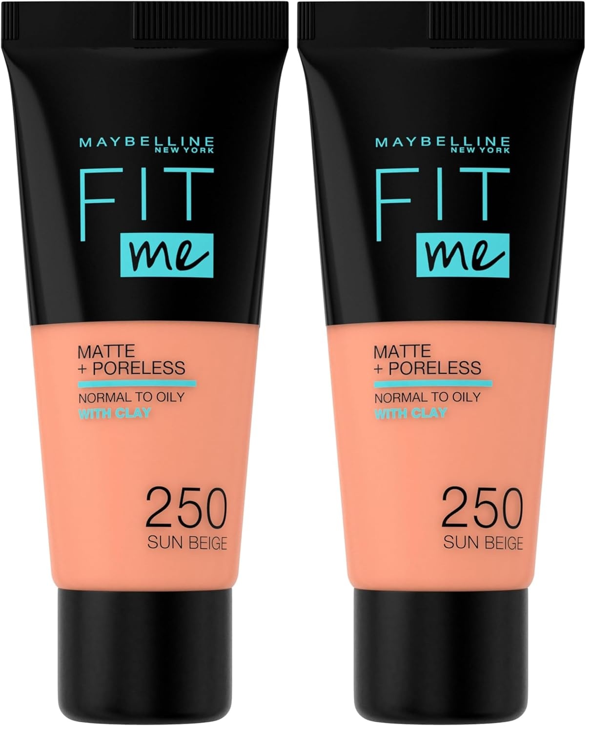 image:imageMaybelline New York Fit me Matte amp Poreless Makeup Nr 335 Classic Tan 30 mlNr 250 Sun Beige