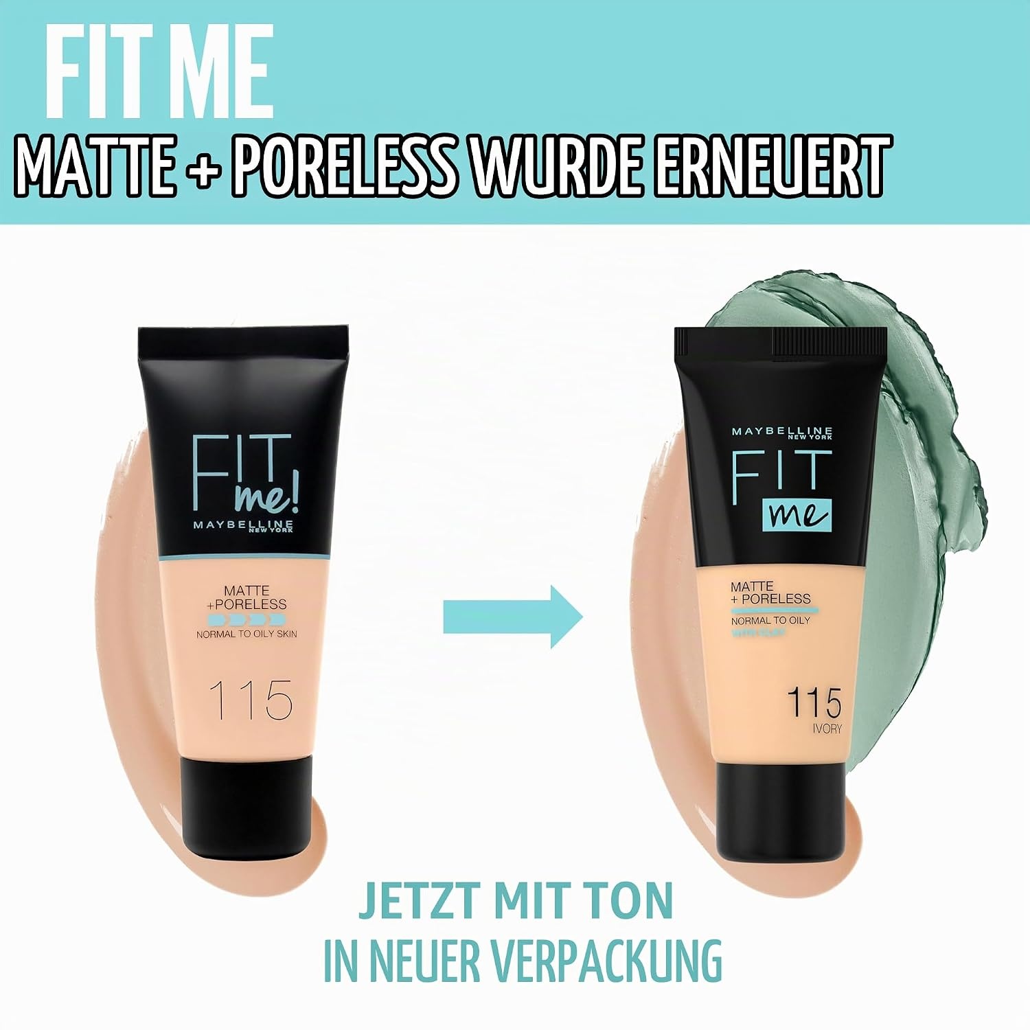 image:imageMaybelline New York Fit me Matte amp Poreless Makeup Nr 335 Classic Tan 30 mlNr 320 Natural Tan