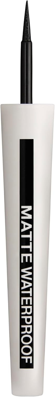 image:imageMaybelline New York Flssiger Eyeliner Wasserfest wischfest und langanhaltend Lasting Drama Liquid Ink Matte Eyeliner 12 Black 25 mlBlack