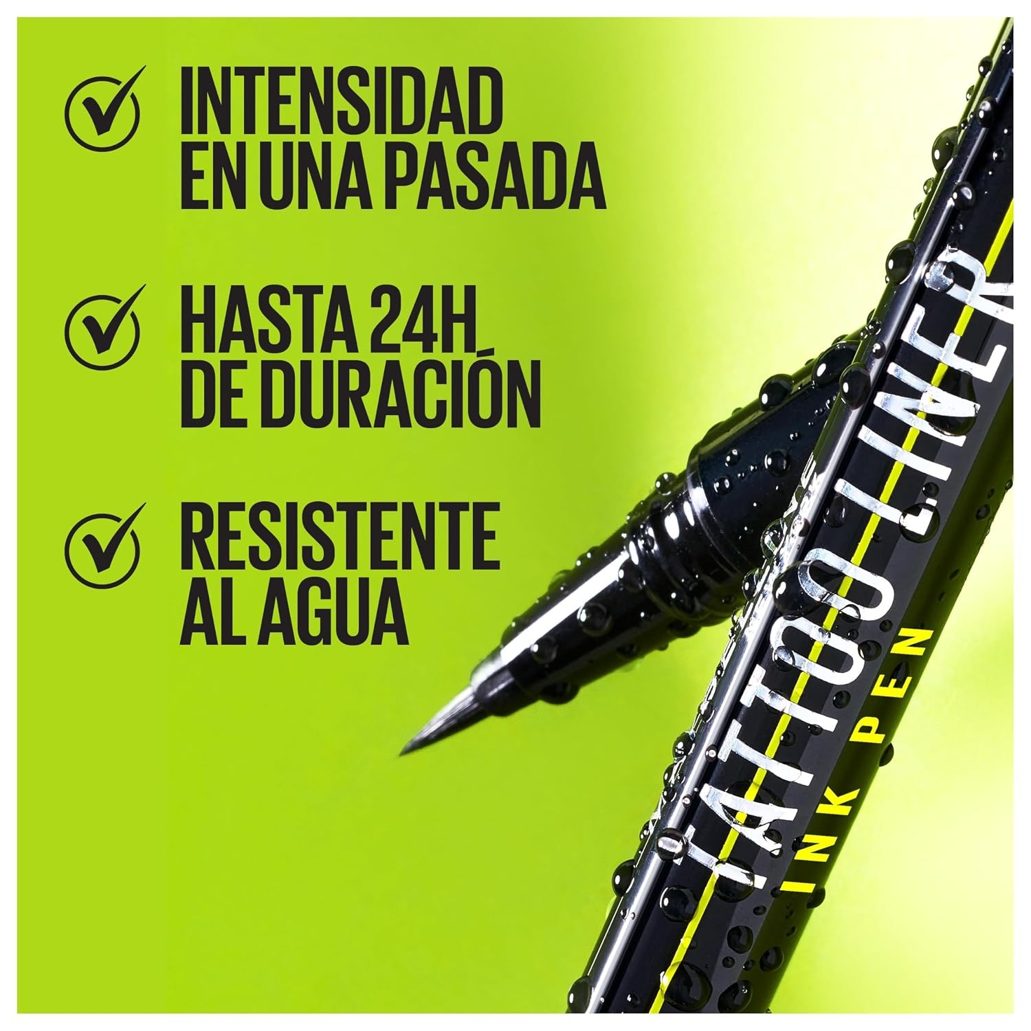 image:imageMaybelline New York Flssiger Eyeliner Wasserfest wischfest und langanhaltend Vegan Tattoo Liner Ink Eyeliner Nr 882 Pitch Brown Braun 1 mlBrown
