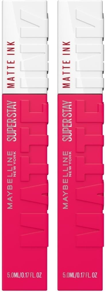 image:imageMaybelline New York Flssiger Lippenstift mit mattem Finish 16h Halt ohne Abfrben Vegane Formel Super Stay Matte Ink Moodmaker Nr 445 Energizer 5ml460 Optimiser