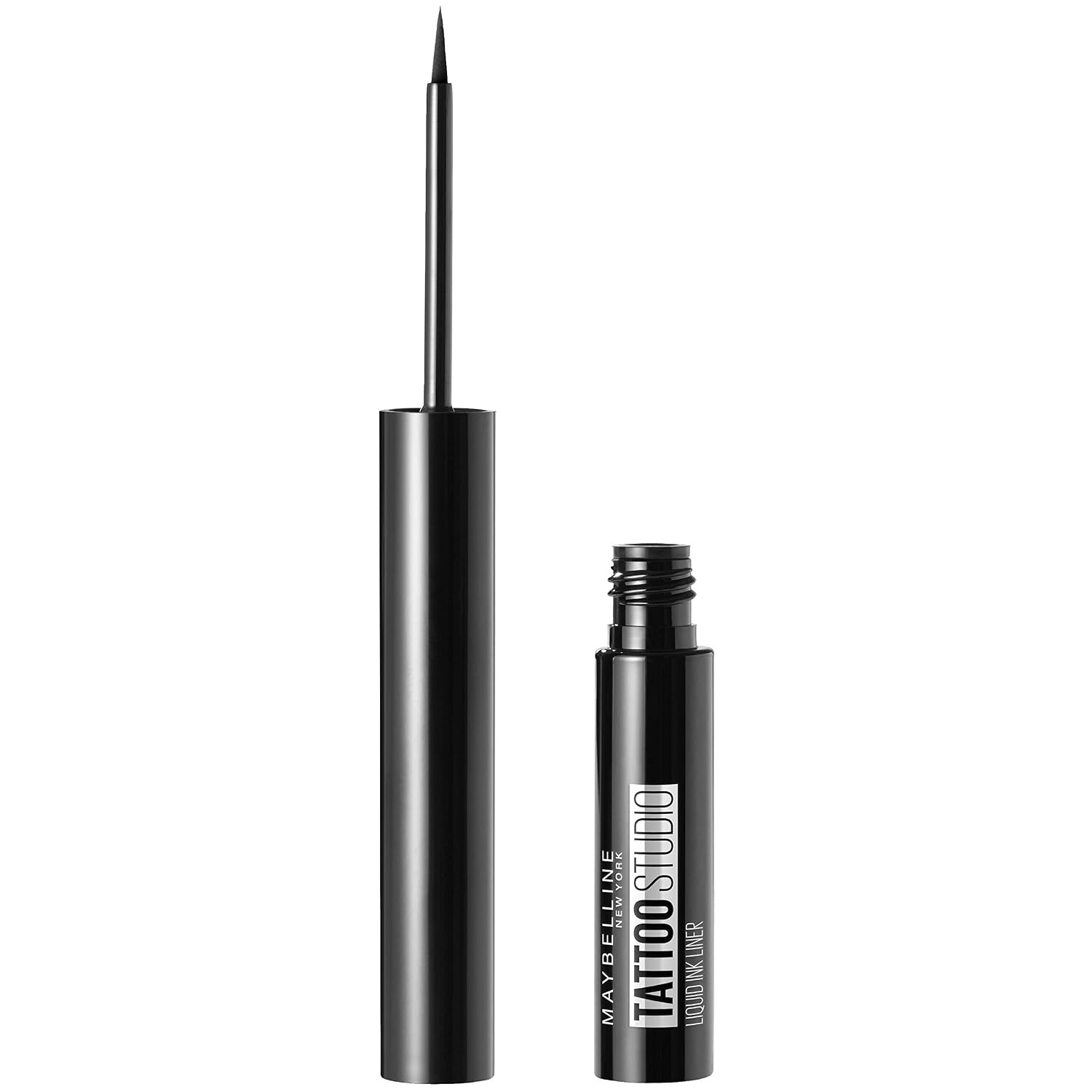 image:imageMaybelline New York Flssiger wasserfester Eyeliner mit 36h Halt und farbintensivem Finish Tattoo Liner Liquid Ink Eyeliner Nr 710 Black Schwarz 1 StckSchwarz