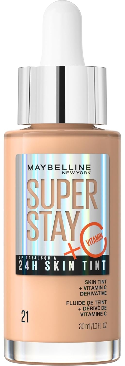 image:imageMaybelline New York Foundation Langanhaltendes MakeUp mit Vitamin C Vegane Formel Super Stay Skin Tint Nr 3621 Nude Beige