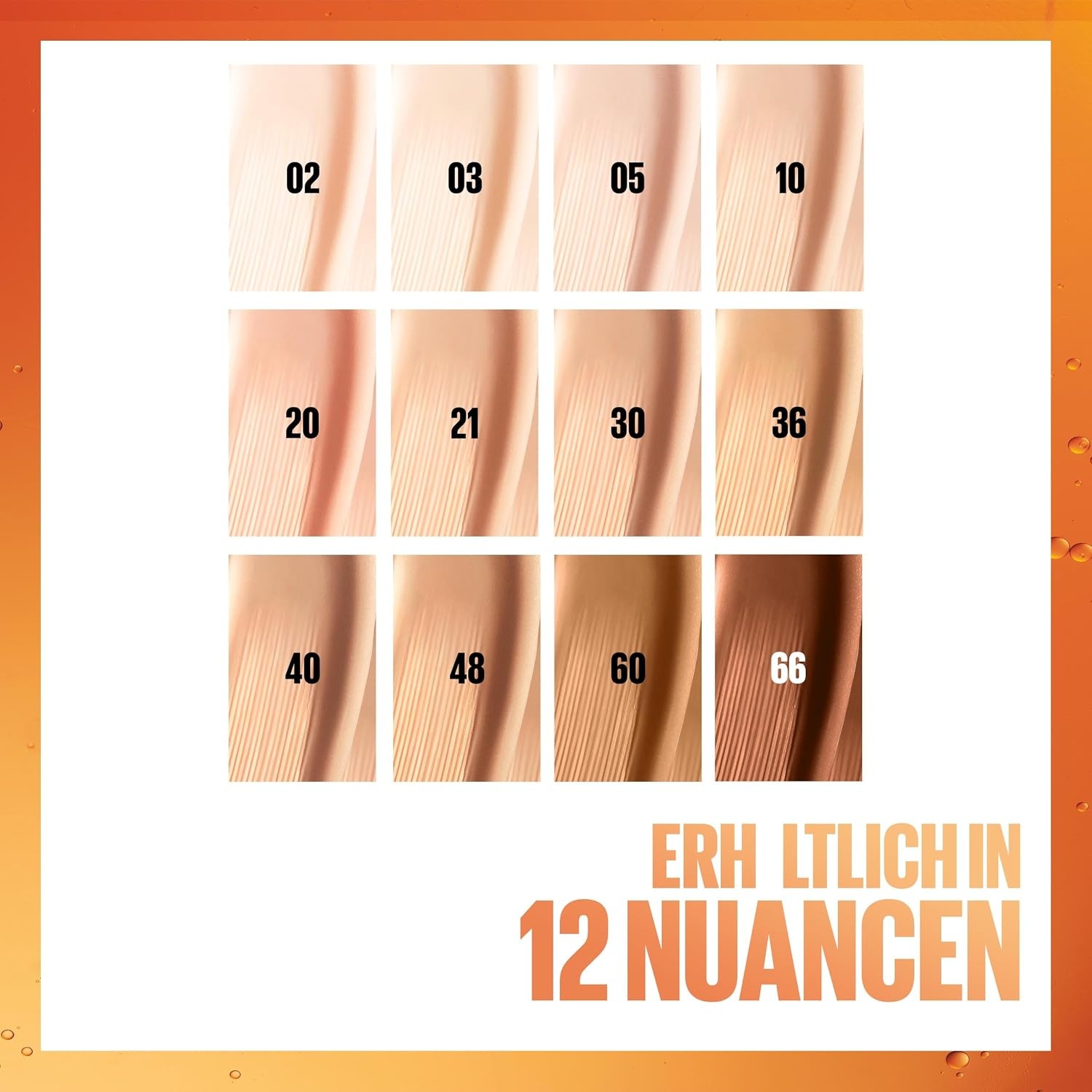 image:imageMaybelline New York Foundation Langanhaltendes MakeUp mit Vitamin C Vegane Formel Super Stay Skin Tint Nr 3640 Fwan