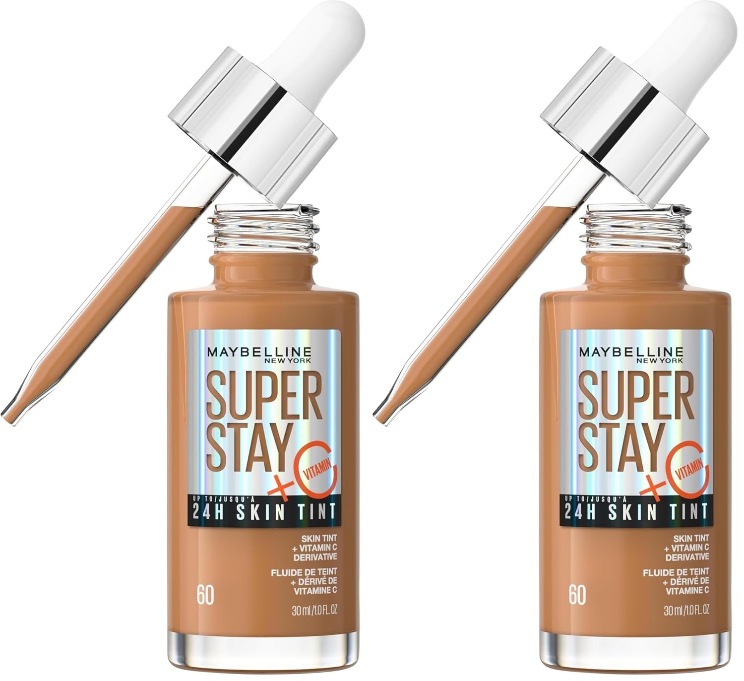 image:imageMaybelline New York Foundation Langanhaltendes MakeUp mit Vitamin C Vegane Formel Super Stay Skin Tint Nr 3660 Caramel