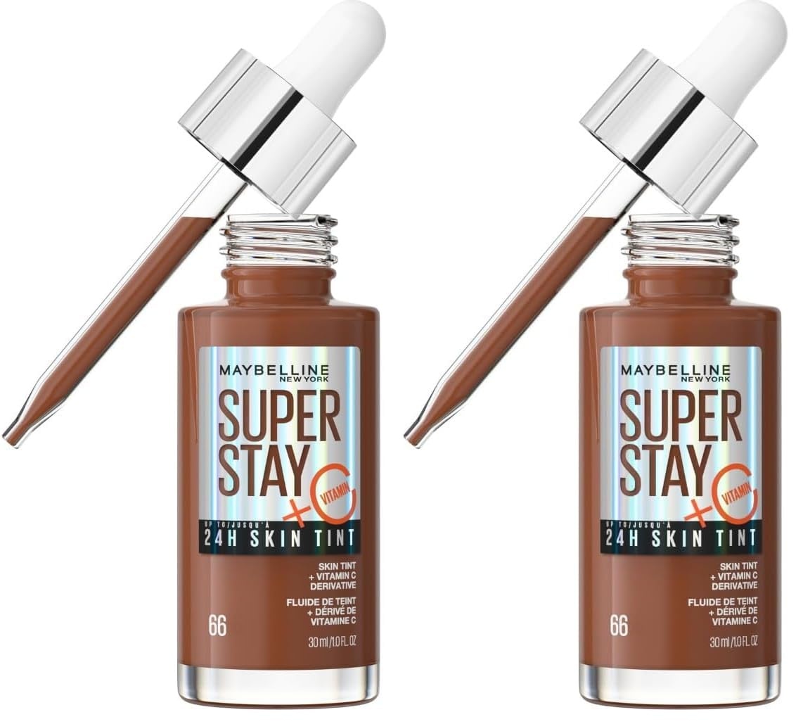 image:imageMaybelline New York Foundation Langanhaltendes MakeUp mit Vitamin C Vegane Formel Super Stay Skin Tint Nr 3666 Hazelnut