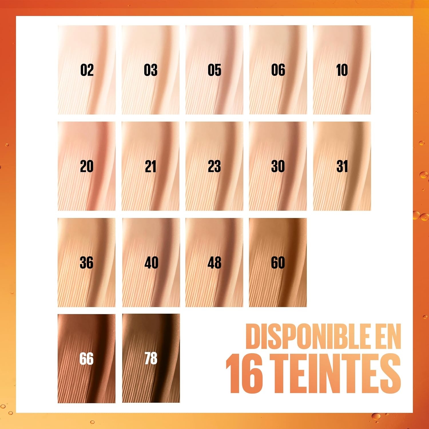 image:imageMaybelline New York Foundation Langanhaltendes MakeUp mit Vitamin C Vegane Formel Super Stay Skin Tint Nr 36Farbton 23