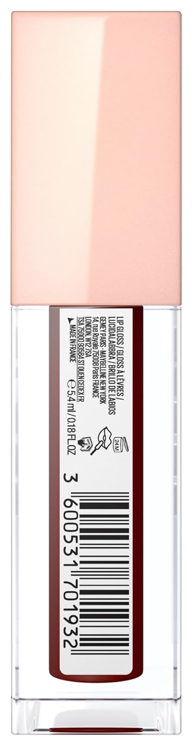 image:imageMaybelline New York Glnzender Lipgloss fr voller wirkende Lippen Feuchtigkeitsspendend Mit Hyaluronsure Lifter Gloss Farbe Nr 002 Ice Nude 1 x 54 mlMaple