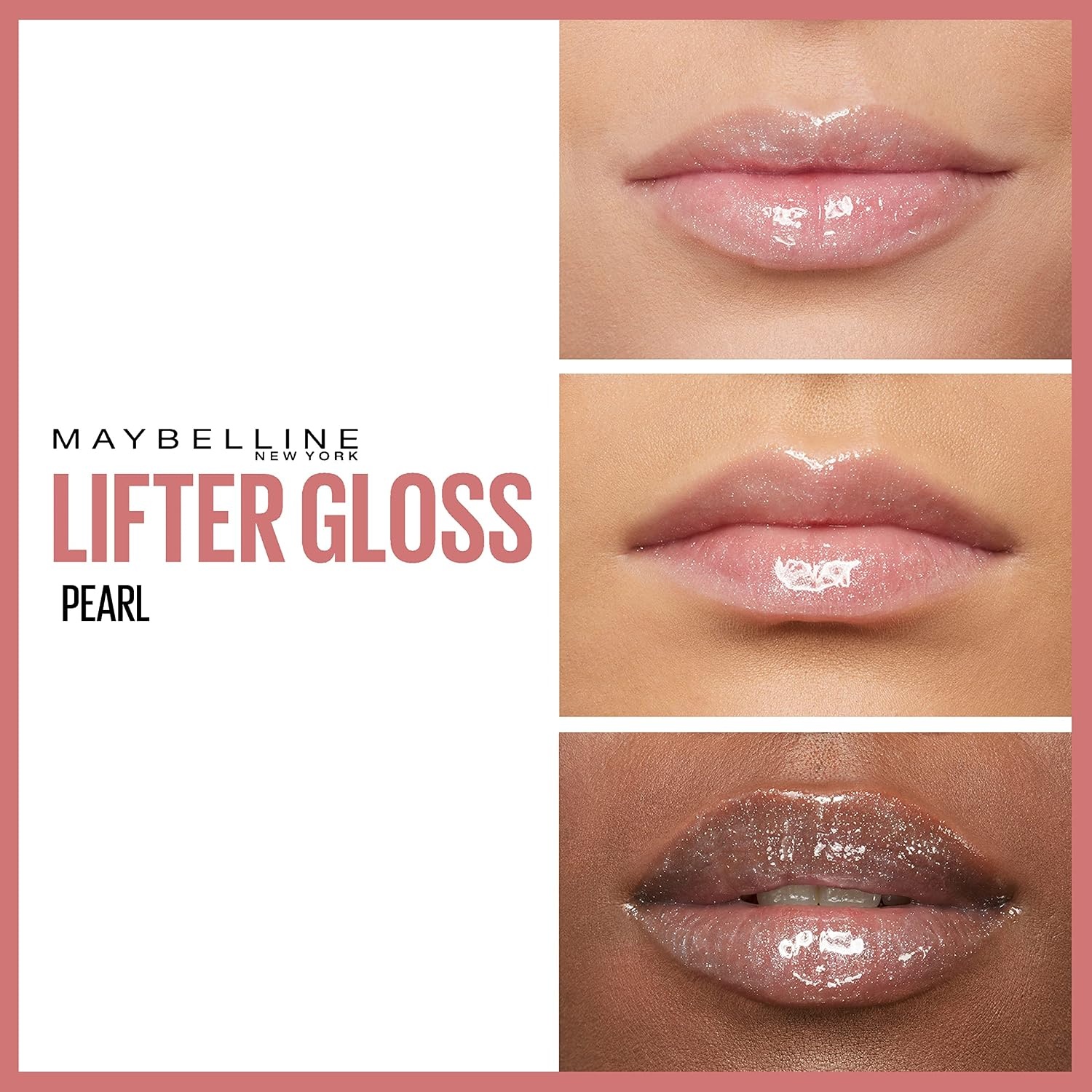 image:imageMaybelline New York Glnzender Lipgloss fr voller wirkende Lippen Feuchtigkeitsspendend Mit Hyaluronsure Lifter Gloss Farbe Nr 002 Ice Nude 1 x 54 mlPearl