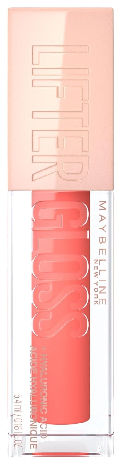 image:imageMaybelline New York Glnzender Lipgloss fr voller wirkende Lippen Feuchtigkeitsspendend Mit Hyaluronsure Lifter Gloss Farbe Nr 002 Ice Nude 1 x 54 mlPfirsichring