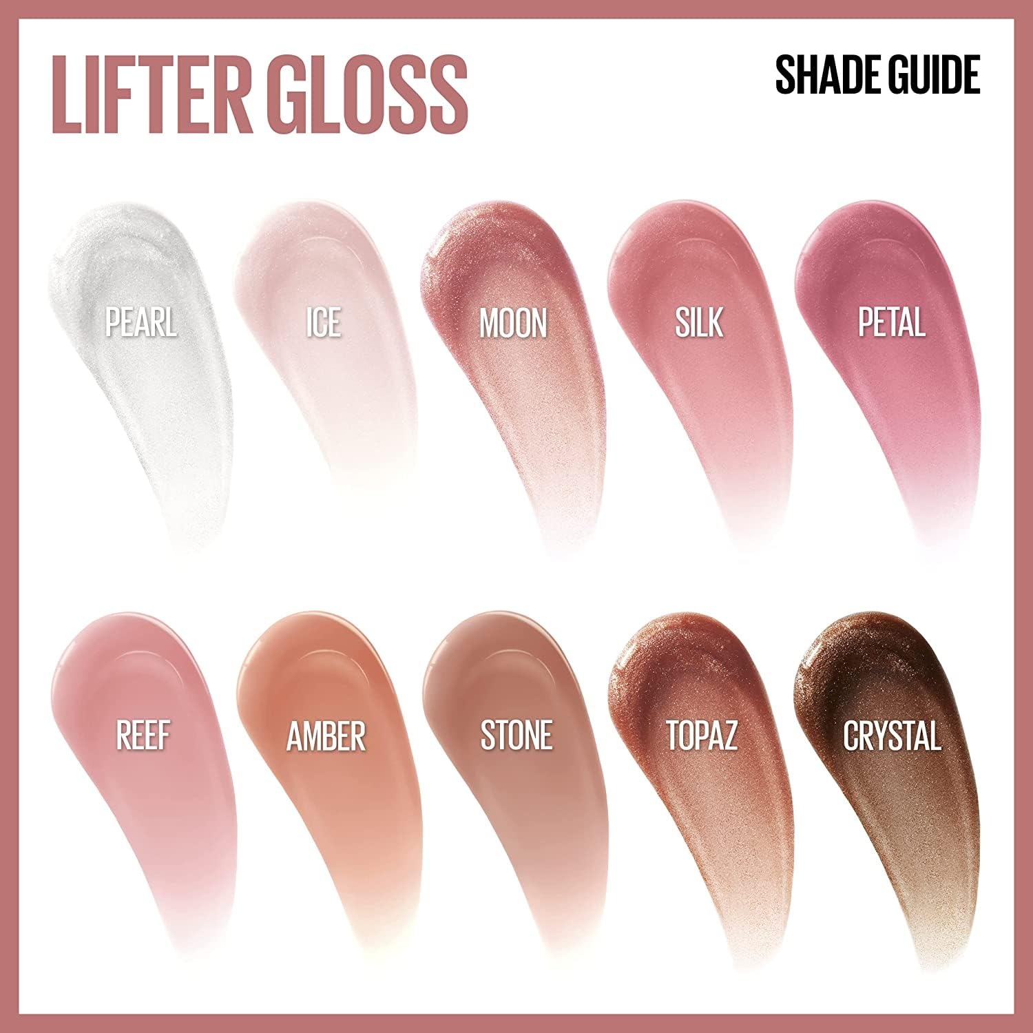 image:imageMaybelline New York Glnzender Lipgloss fr voller wirkende Lippen Feuchtigkeitsspendend Mit Hyaluronsure Lifter Gloss Farbe Nr 002 Ice Nude 1 x 54 mlstone