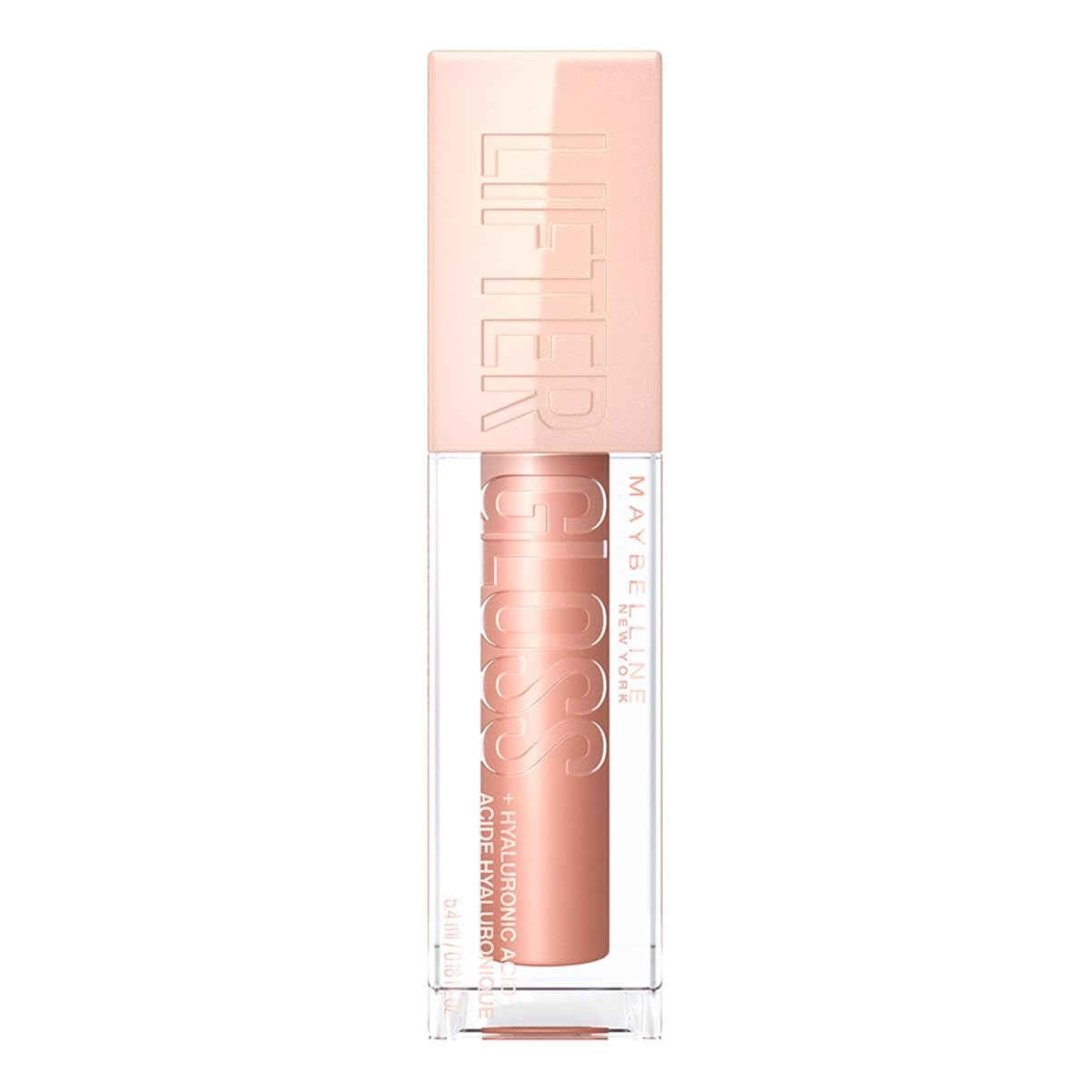 image:imageMaybelline New York Glnzender Lipgloss fr voller wirkende Lippen Feuchtigkeitsspendend Mit Hyaluronsure Lifter Gloss Farbe Nr 002 Ice Nude 1 x 54 mlstone