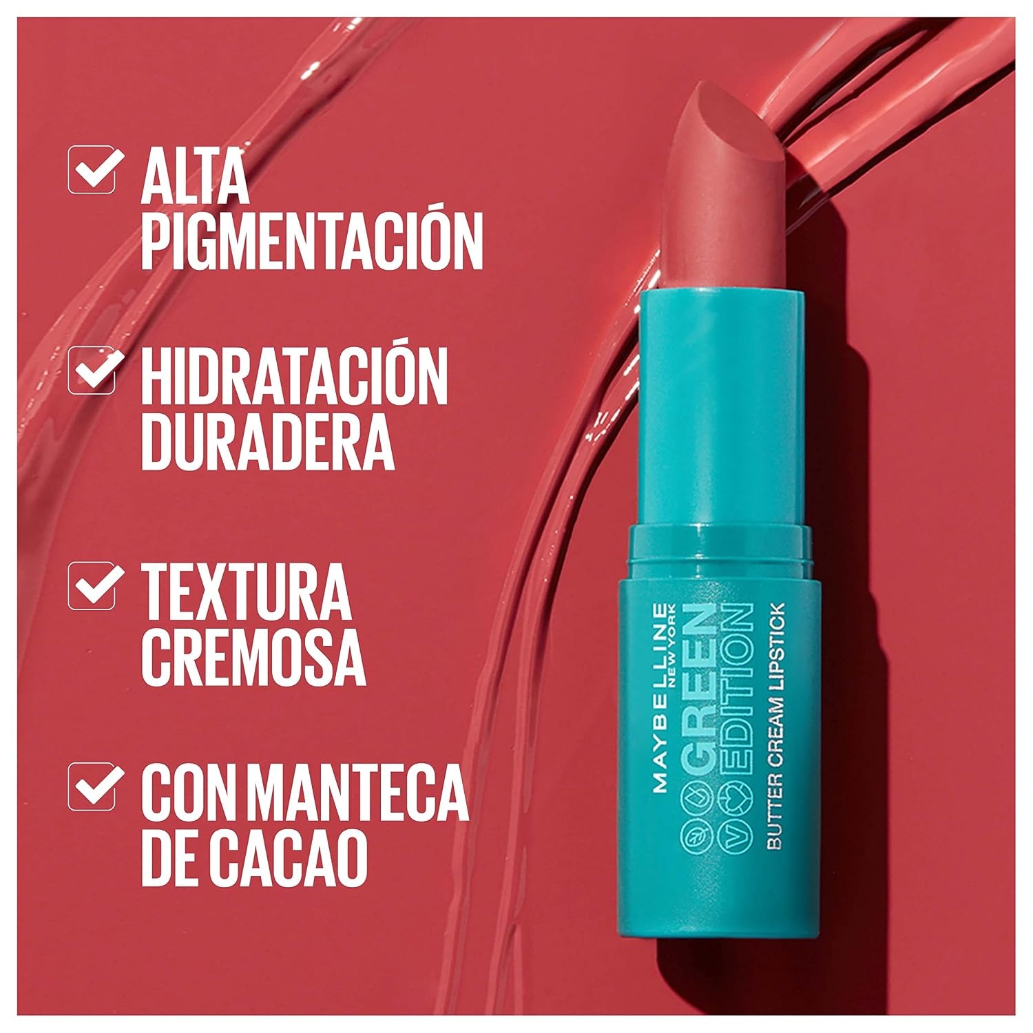 image:imageMaybelline New York Green Edition Buttercream Lipstick 005 Rainfores 34 g005 Rainfores