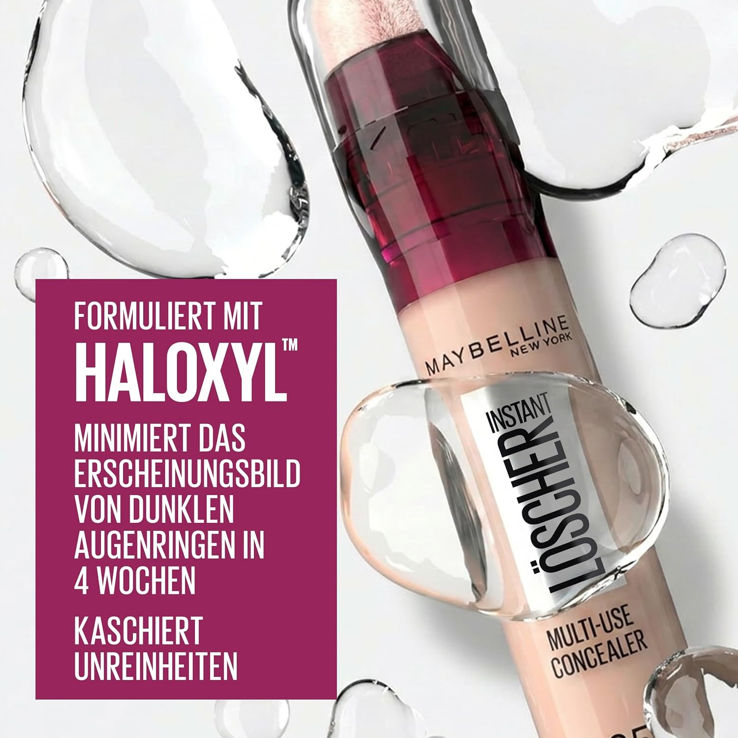 image:imageMaybelline New York Instant AntiAge Effekt Lscher Concealer gegen Augenringe amp Falten Mit GojiBeere amp Haloxyl MikroLschApplikator fr przises Abdecken Nr 01 Light 68ml08 Buff