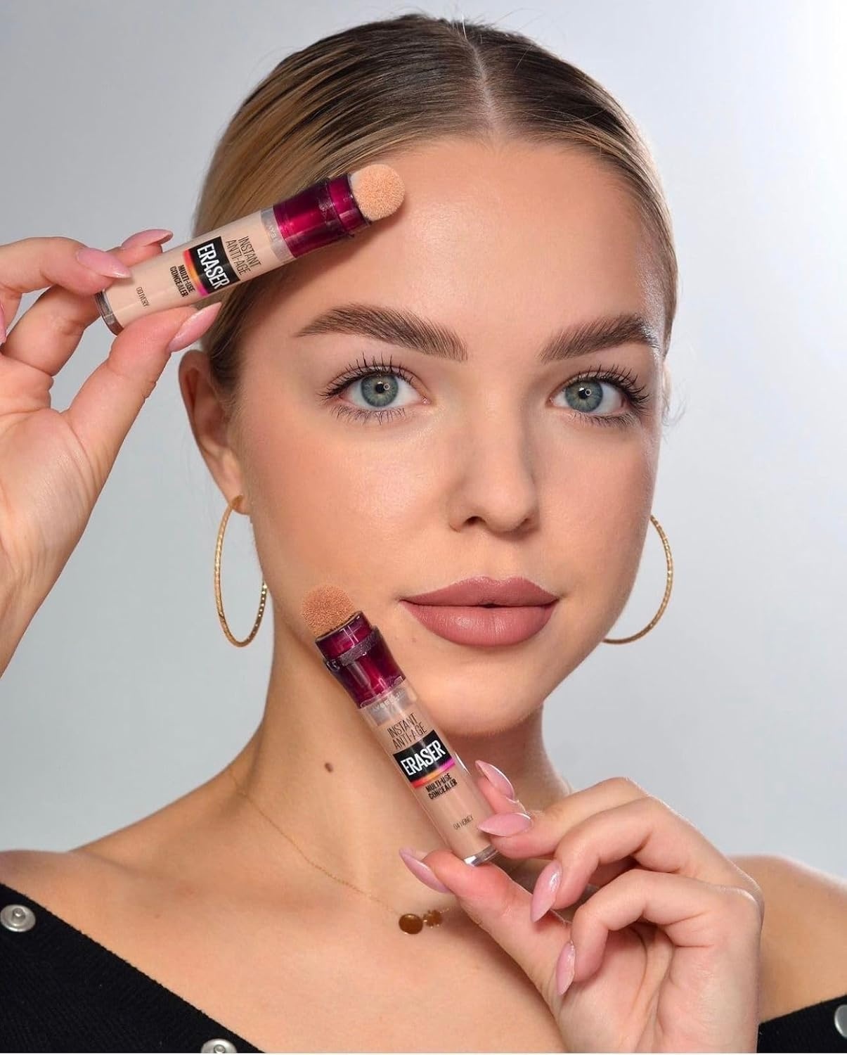 image:imageMaybelline New York Instant AntiAge Effekt Lscher Concealer gegen Augenringe amp Falten Mit GojiBeere amp Haloxyl MikroLschApplikator fr przises Abdecken Nr 01 Light 68mlCool Ivory