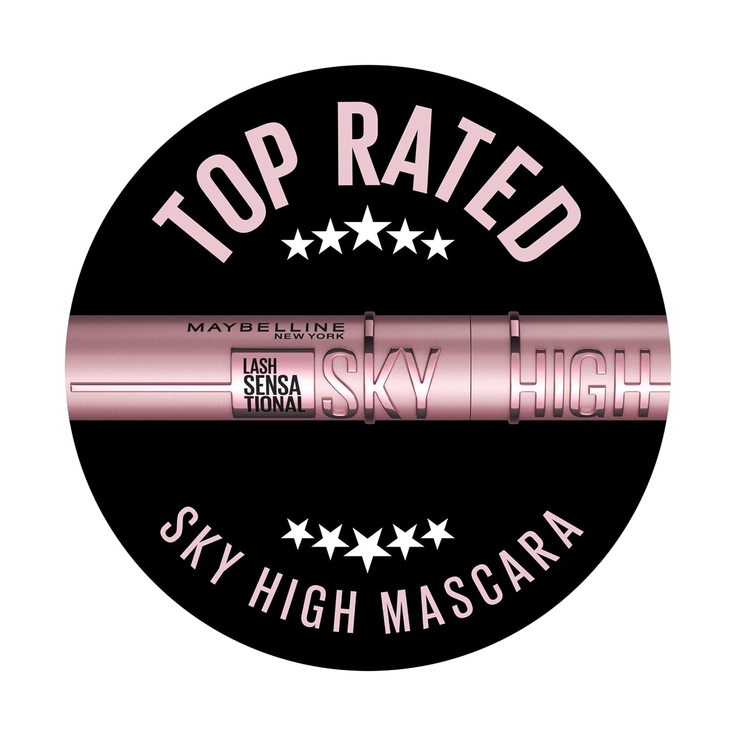 image:imageMaybelline New York Lash Sensational Sky High Mascara Volumising amp Lengthening Mascara Washable FlakeFree 7 ml Shade 01 Black Period After Opening von 6 MonatenBlack