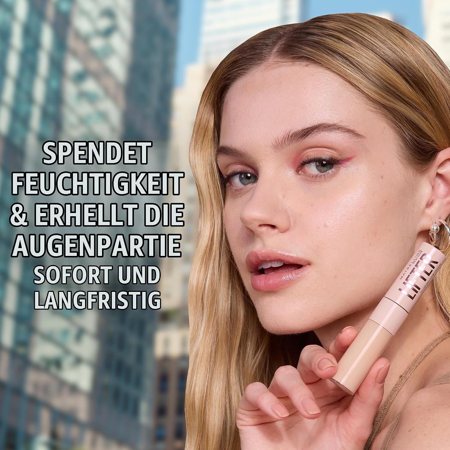 image:imageMaybelline New York Lifter Concealer SerumAbdeckstift gegen Augenringe mit 2 Peptiden amp Koffein hohe Deckkraft spendet bis zu 24H Feuchtigkeit Nr 20 10 ml5