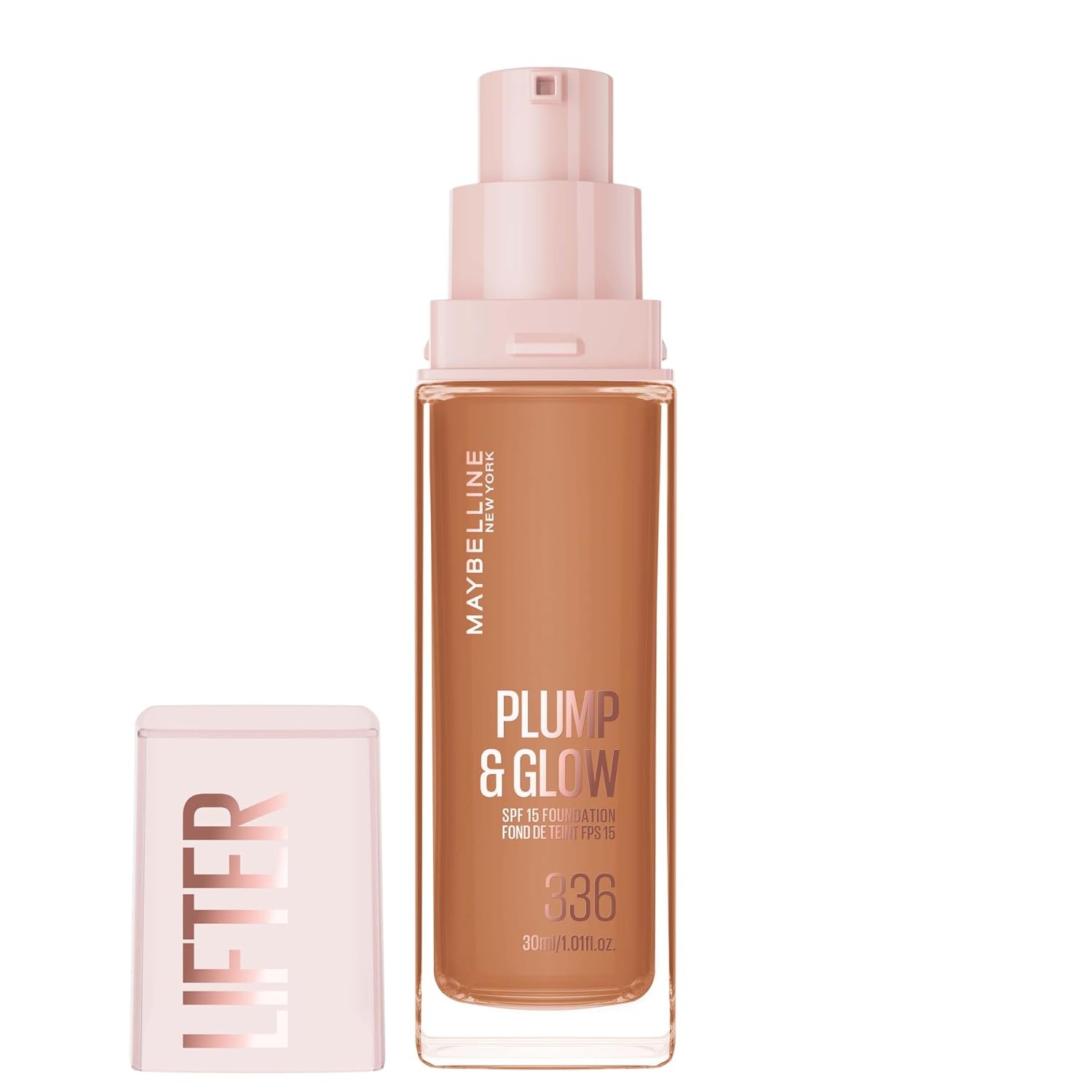 image:imageMaybelline New York Lifter Foundation Flssiges Makeup fr strahlenden Teint mit Hyaluron und Niacinamid polstert auf amp spendet Feuchtigkeit Nr 220 30 mlBraun