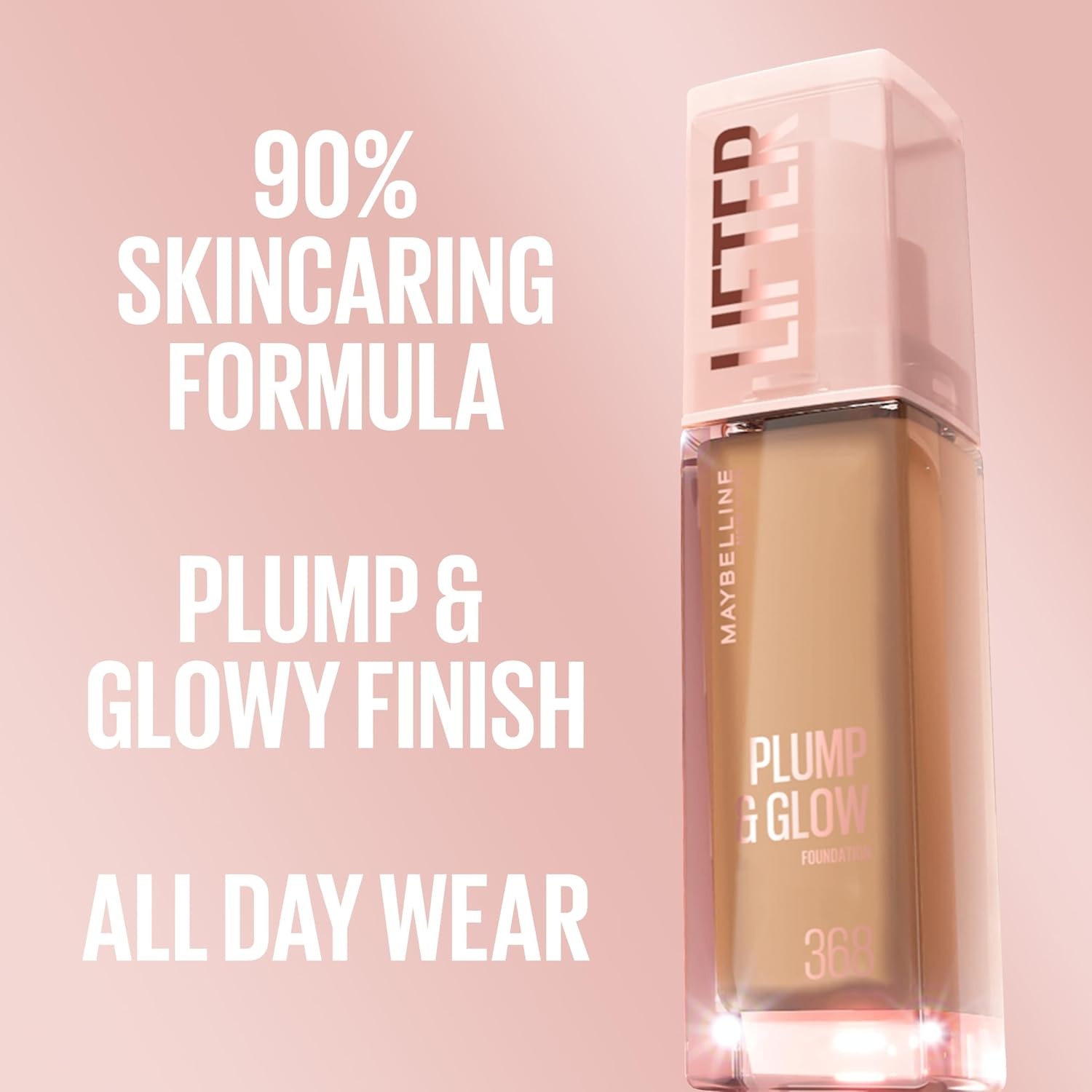 image:imageMaybelline New York Lifter Foundation Flssiges Makeup fr strahlenden Teint mit Hyaluron und Niacinamid polstert auf amp spendet Feuchtigkeit Nr 220 30 ml325