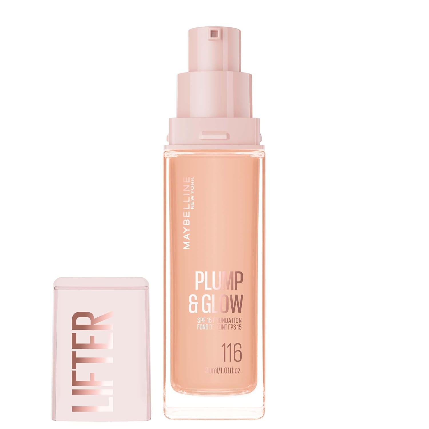 image:imageMaybelline New York Lifter Foundation Flssiges Makeup fr strahlenden Teint mit Hyaluron und Niacinamid polstert auf amp spendet Feuchtigkeit Nr 220 30 ml116