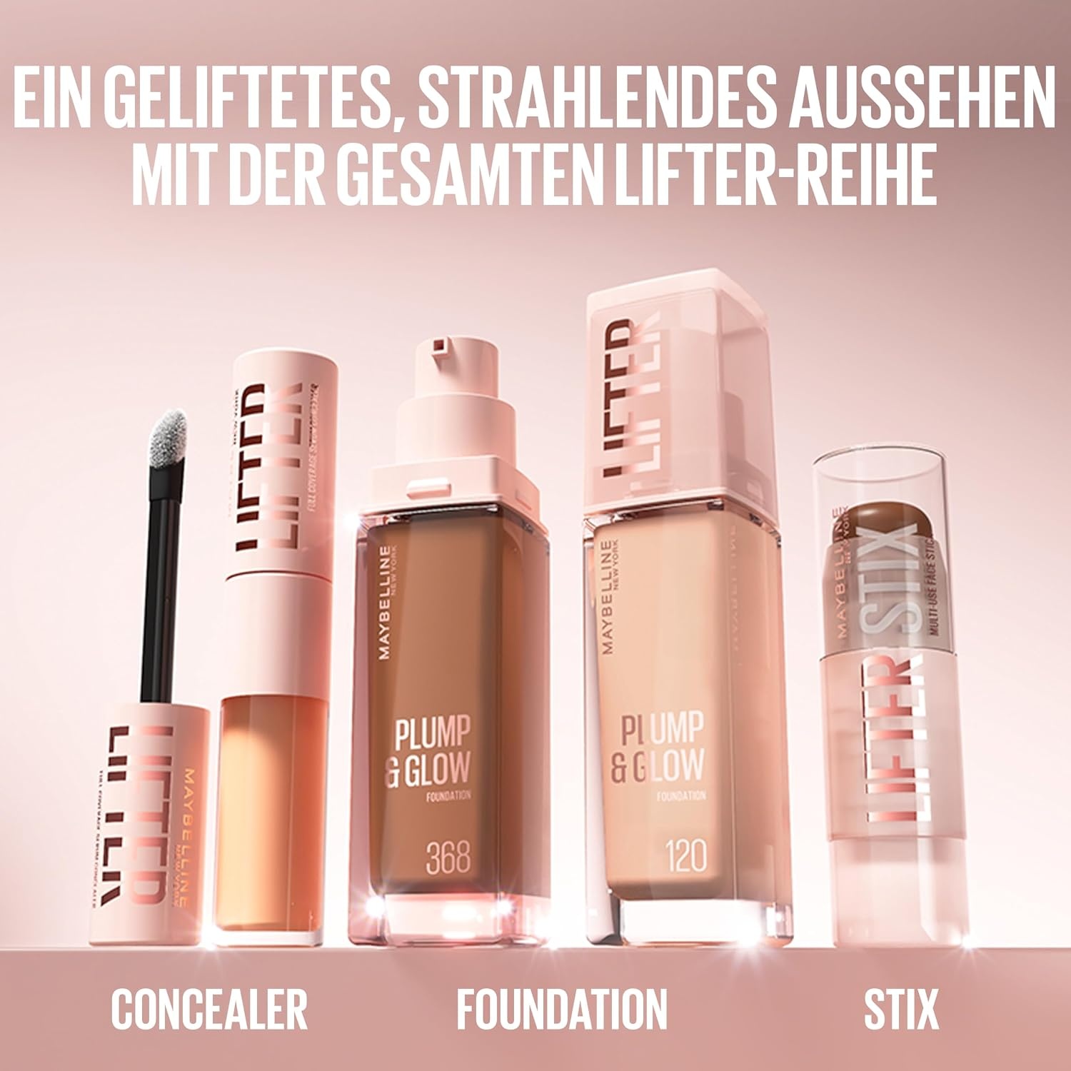 image:imageMaybelline New York Lifter Foundation Flssiges Makeup fr strahlenden Teint mit Hyaluron und Niacinamid polstert auf amp spendet Feuchtigkeit Nr 220 30 ml90