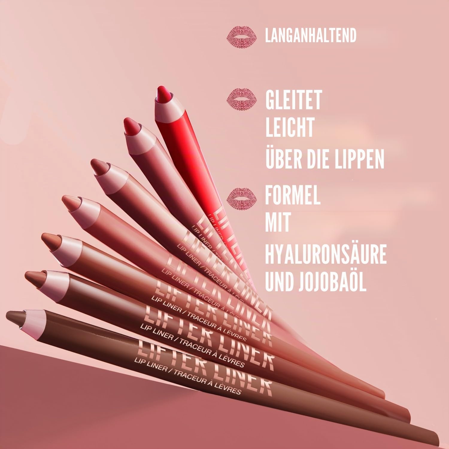 image:imageMaybelline New York Lifter Liner Lipliner fr volle amp pralle Lippen mit LiftingEffekt Cremiger Lippenkonturenstift mit Hyaluronsure Nr 05 On It 13g002 Lets Bounce