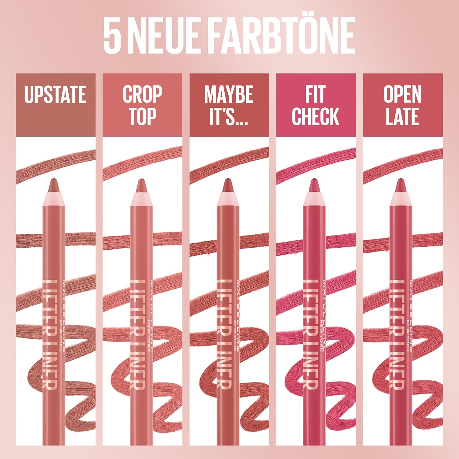 image:imageMaybelline New York Lifter Liner Lipliner fr volle amp pralle Lippen mit LiftingEffekt Cremiger Lippenkonturenstift mit Hyaluronsure Nr 05 On It 13g007 Big Lift