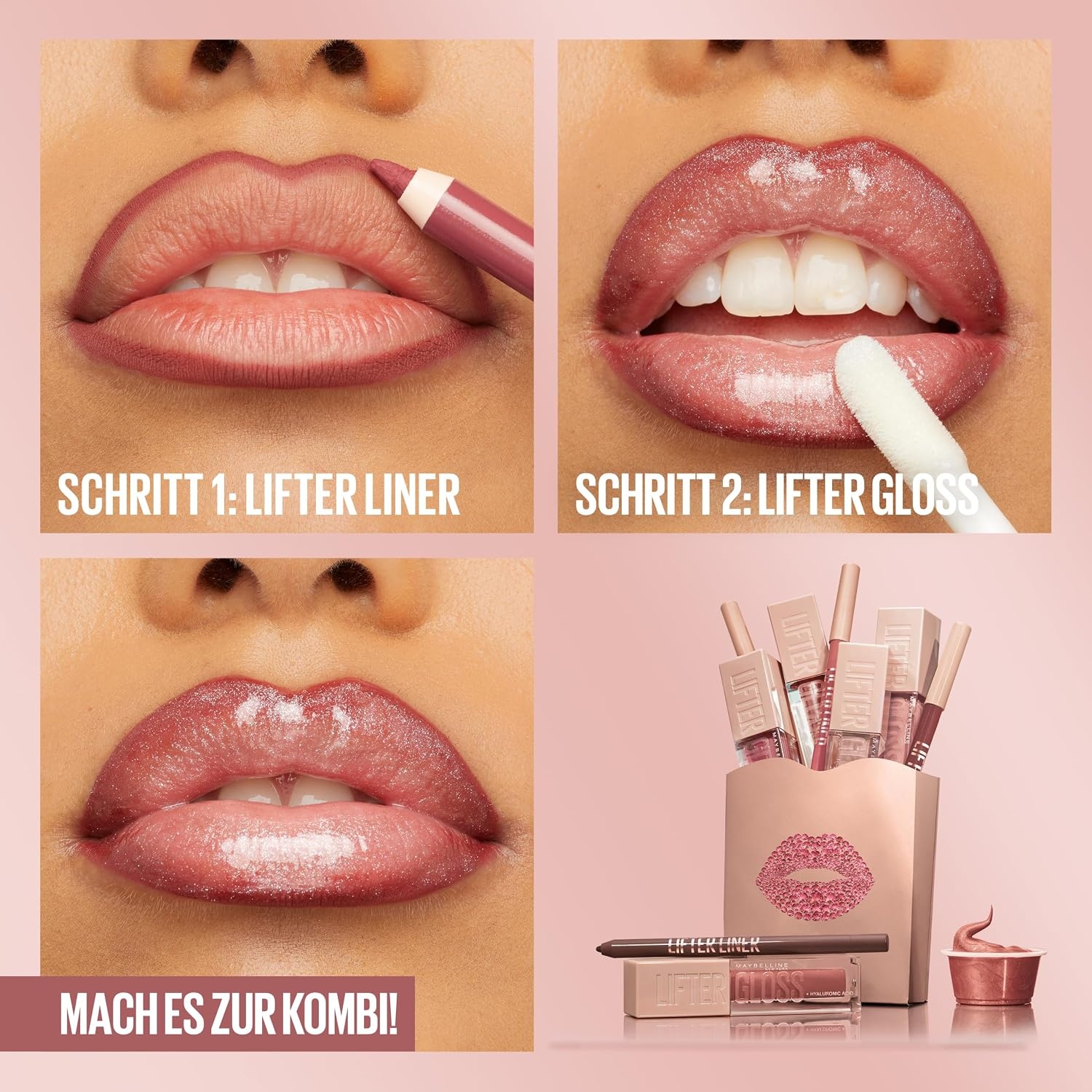 image:imageMaybelline New York Lifter Liner Lipliner fr volle amp pralle Lippen mit LiftingEffekt Cremiger Lippenkonturenstift mit Hyaluronsure Nr 05 On It 13g005 On It