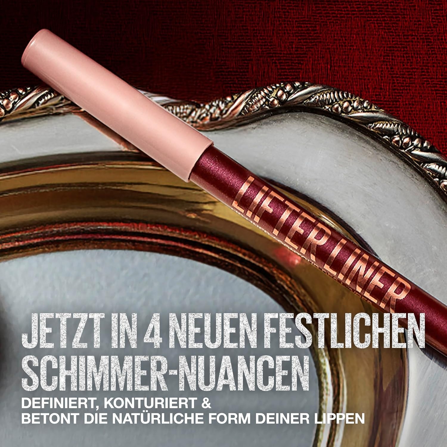 image:imageMaybelline New York Lifter Liner Lipliner fr volle amp pralle Lippen mit LiftingEffekt Cremiger Lippenkonturenstift mit Hyaluronsure Nr 05 On It 13gGet Charmd