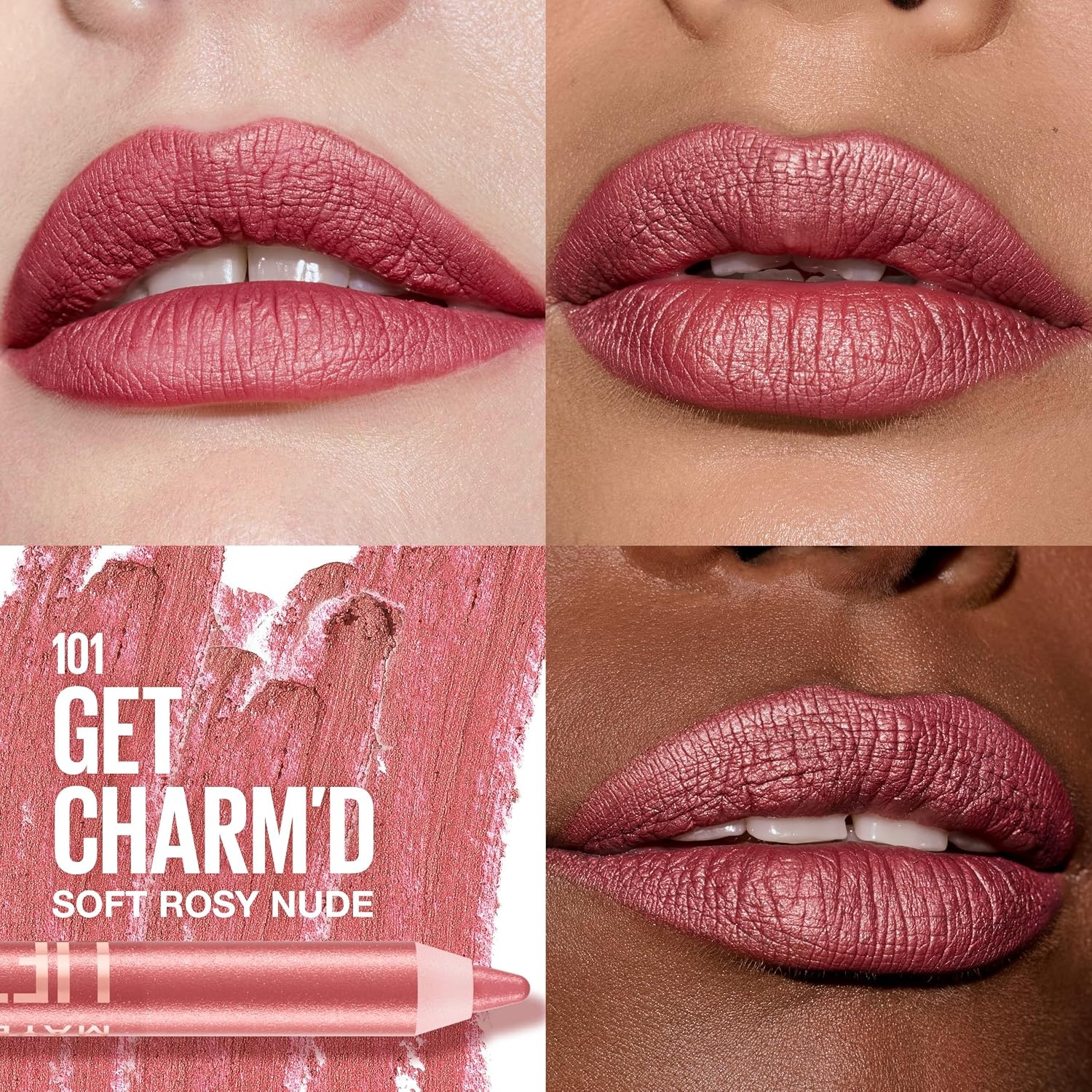 image:imageMaybelline New York Lifter Liner Lipliner fr volle amp pralle Lippen mit LiftingEffekt Cremiger Lippenkonturenstift mit Hyaluronsure Nr 05 On It 13gGet Charmd