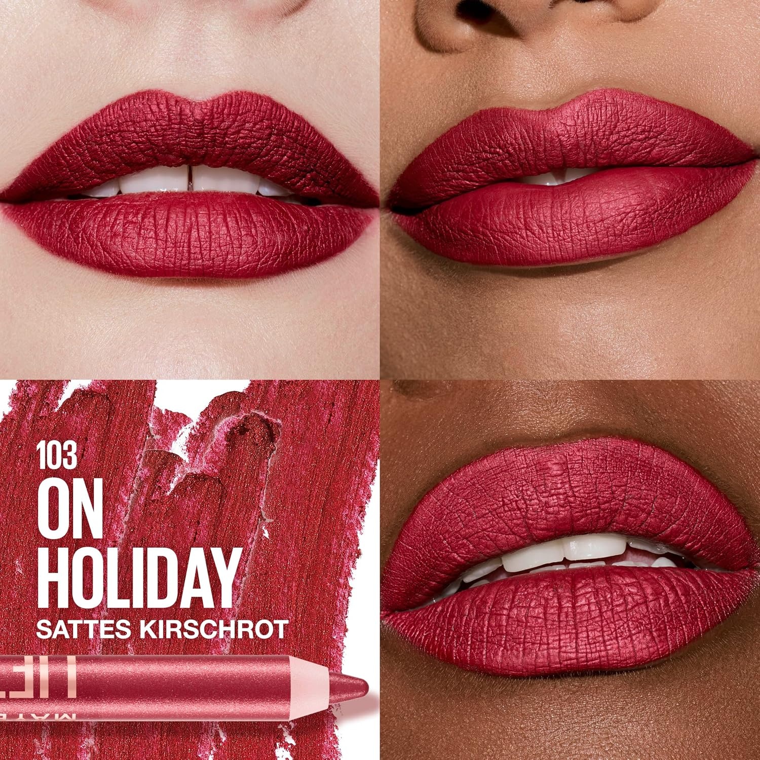 image:imageMaybelline New York Lifter Liner Lipliner fr volle amp pralle Lippen mit LiftingEffekt Cremiger Lippenkonturenstift mit Hyaluronsure Nr 05 On It 13gOn Holiday