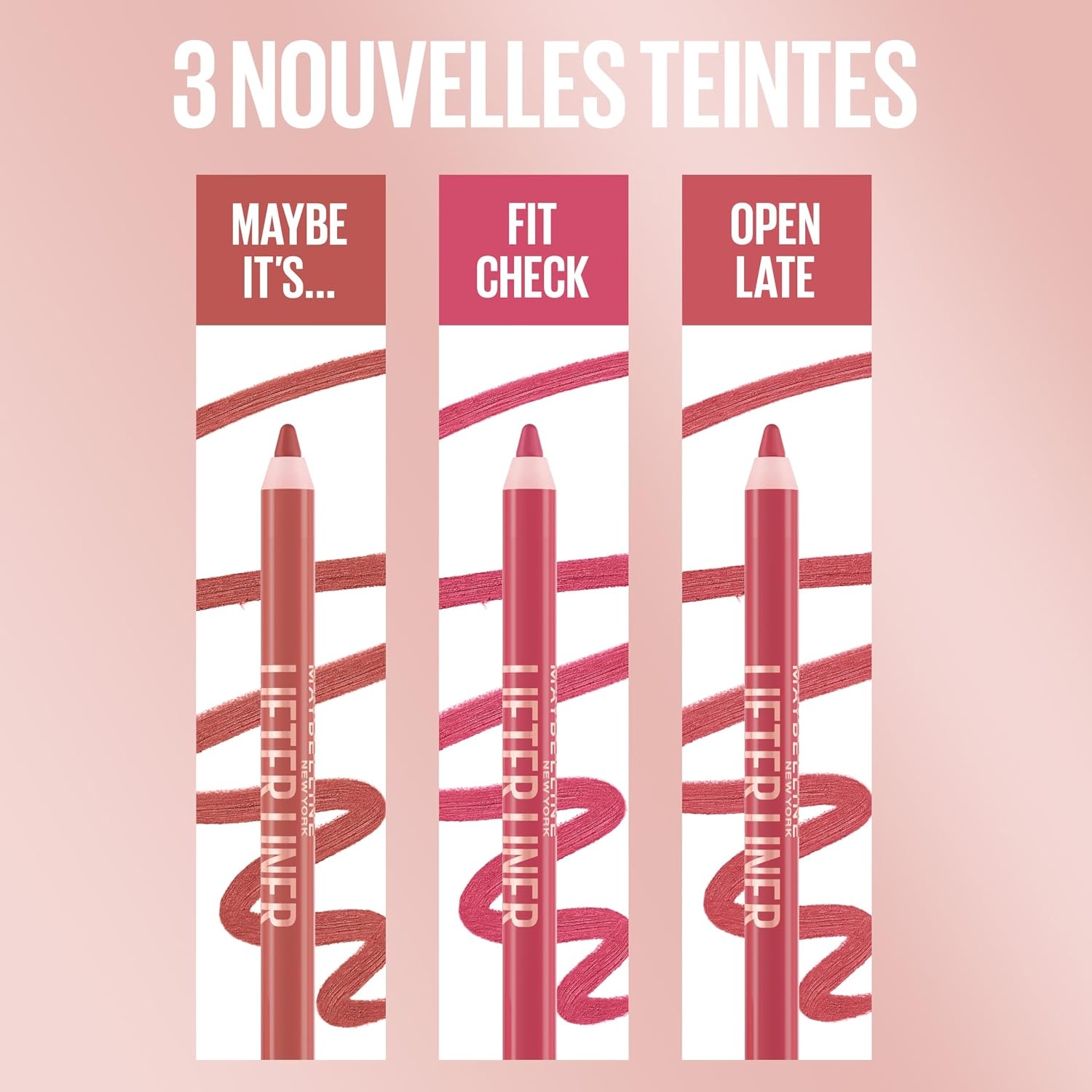 image:imageMaybelline New York Lifter Liner Lipliner fr volle amp pralle Lippen mit LiftingEffekt Cremiger Lippenkonturenstift mit Hyaluronsure Nr 05 On It 13gOpen Late