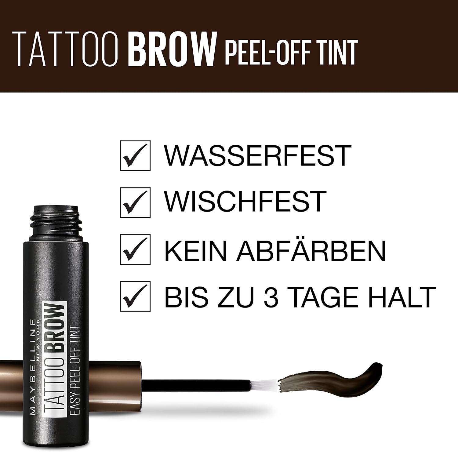 image:imageMaybelline New York Lifter Plump Glnzender Lipgloss fr sichtbar vergrerte Lippen Maxilip und Chili 005 Peach Feaver 54 ml Tattoo Brow Gel Tint Mit PeeloffFormel Nr 2 Medium Brown 5 ml