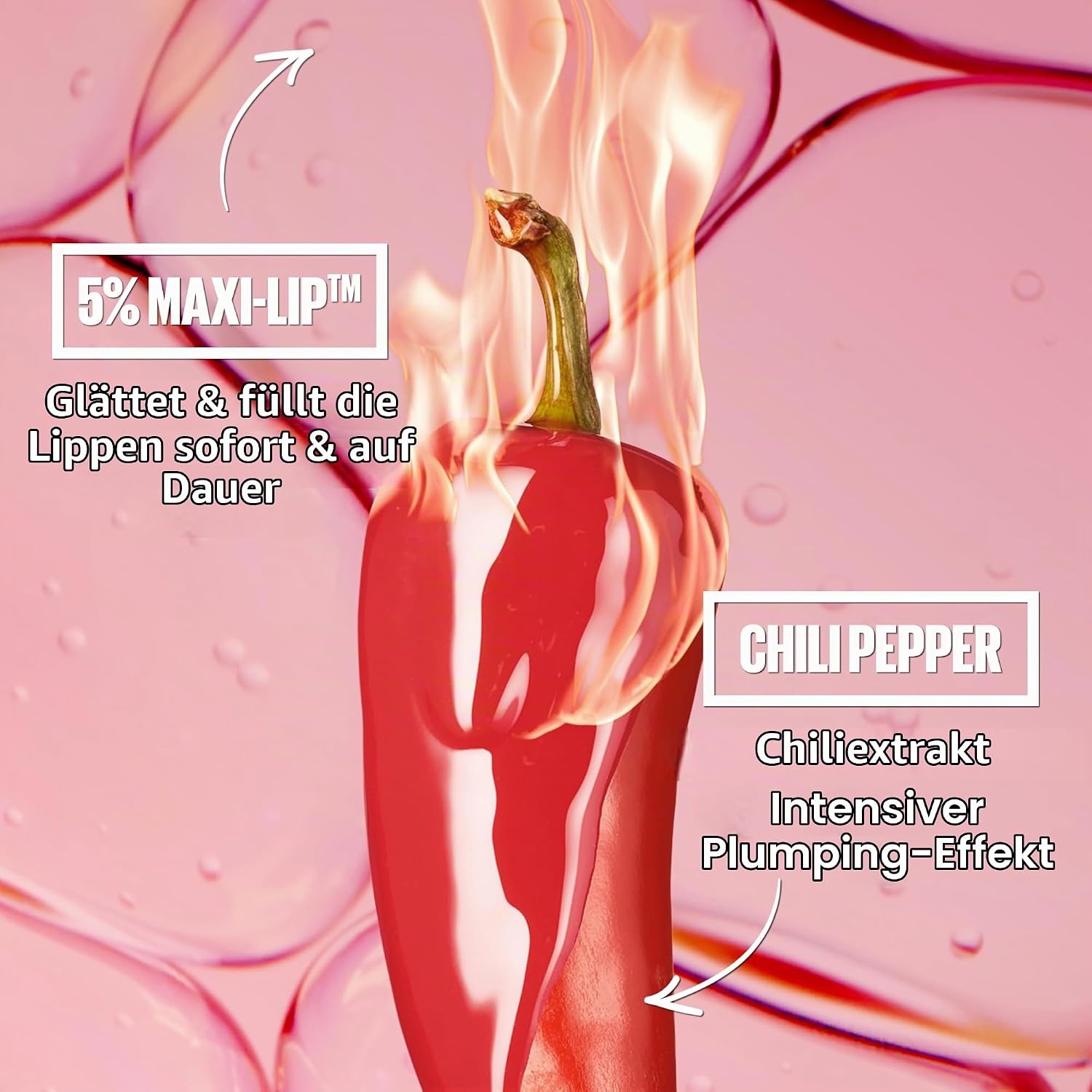 image:imageMaybelline New York Lipgloss fr vollere Lippen 005 Peach Feaver 54 ml003 Pink Sting