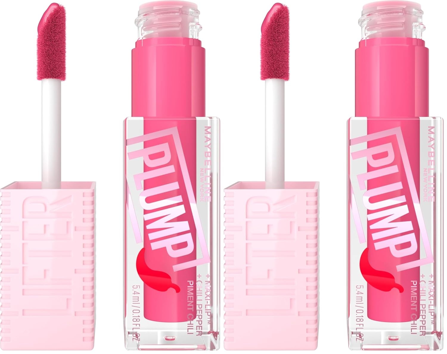 image:imageMaybelline New York Lipgloss fr vollere Lippen 005 Peach Feaver 54 ml003 Pink Sting
