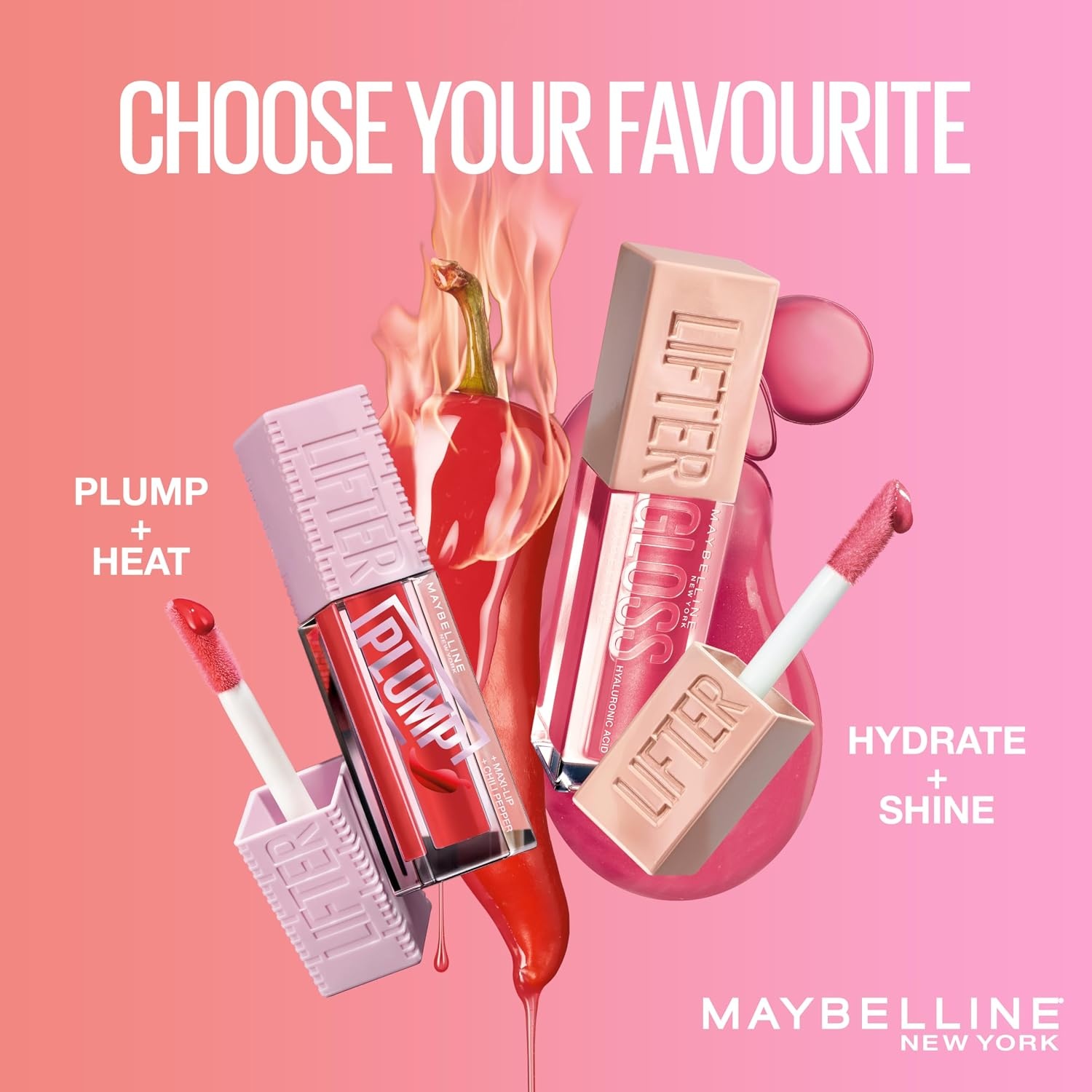 image:imageMaybelline New York Lipgloss fr vollere Lippen 005 Peach Feaver 54 ml005 Peach Fever