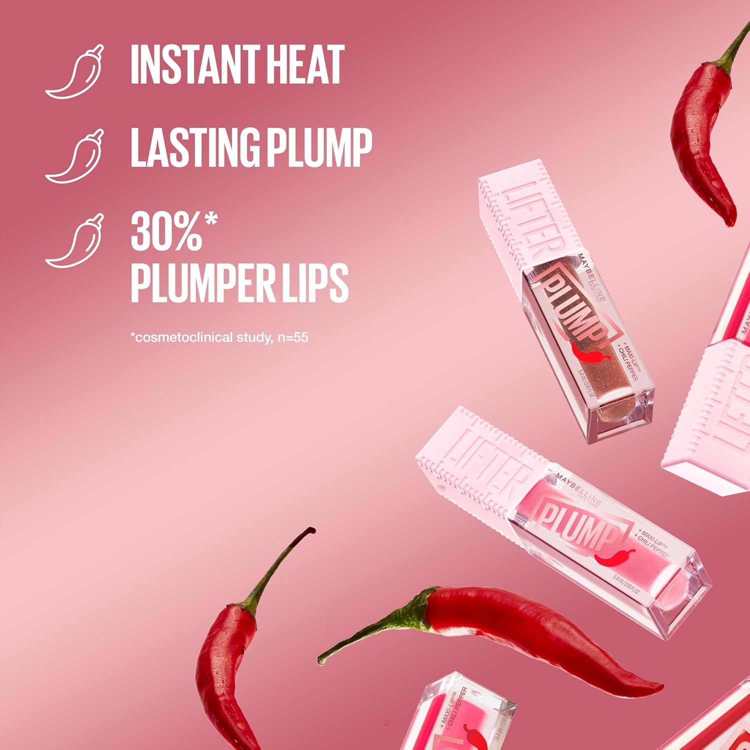 image:imageMaybelline New York Lipgloss fr vollere Lippen 005 Peach Feaver 54 ml005 Peach Fever