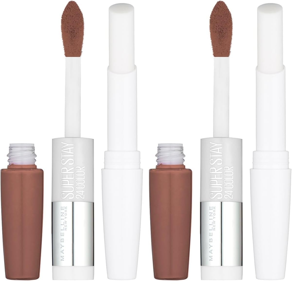 image:imageMaybelline New York Lippenstift Super Stay 24H Optic Brights Flssig und langanhaltend Nr 875 Frozen Rose 5gNr 615 Soft Taupe