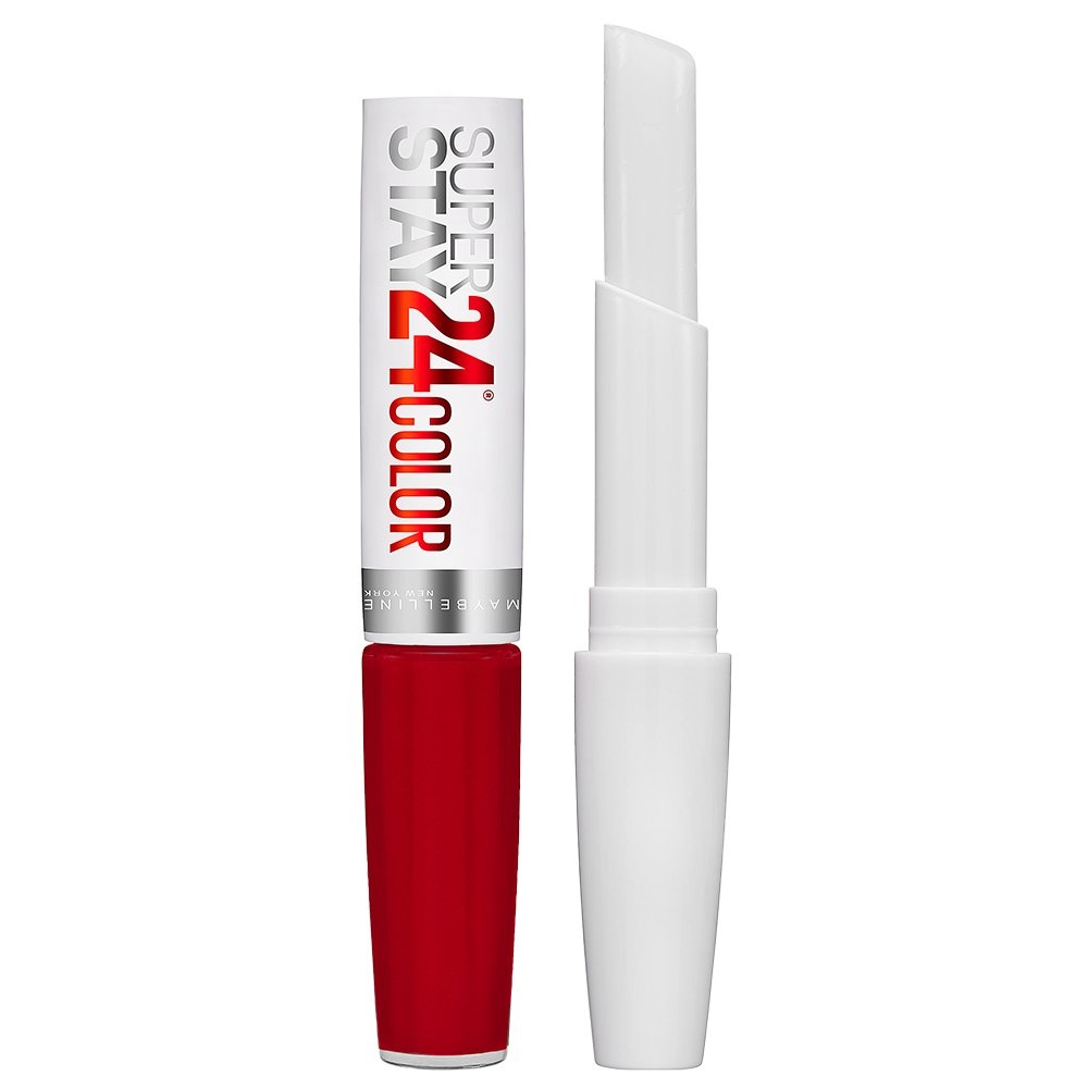 image:imageMaybelline New York Lippenstift Super Stay 24H Optic Brights Flssig und langanhaltend Nr 875 Frozen Rose 5gRed Alert