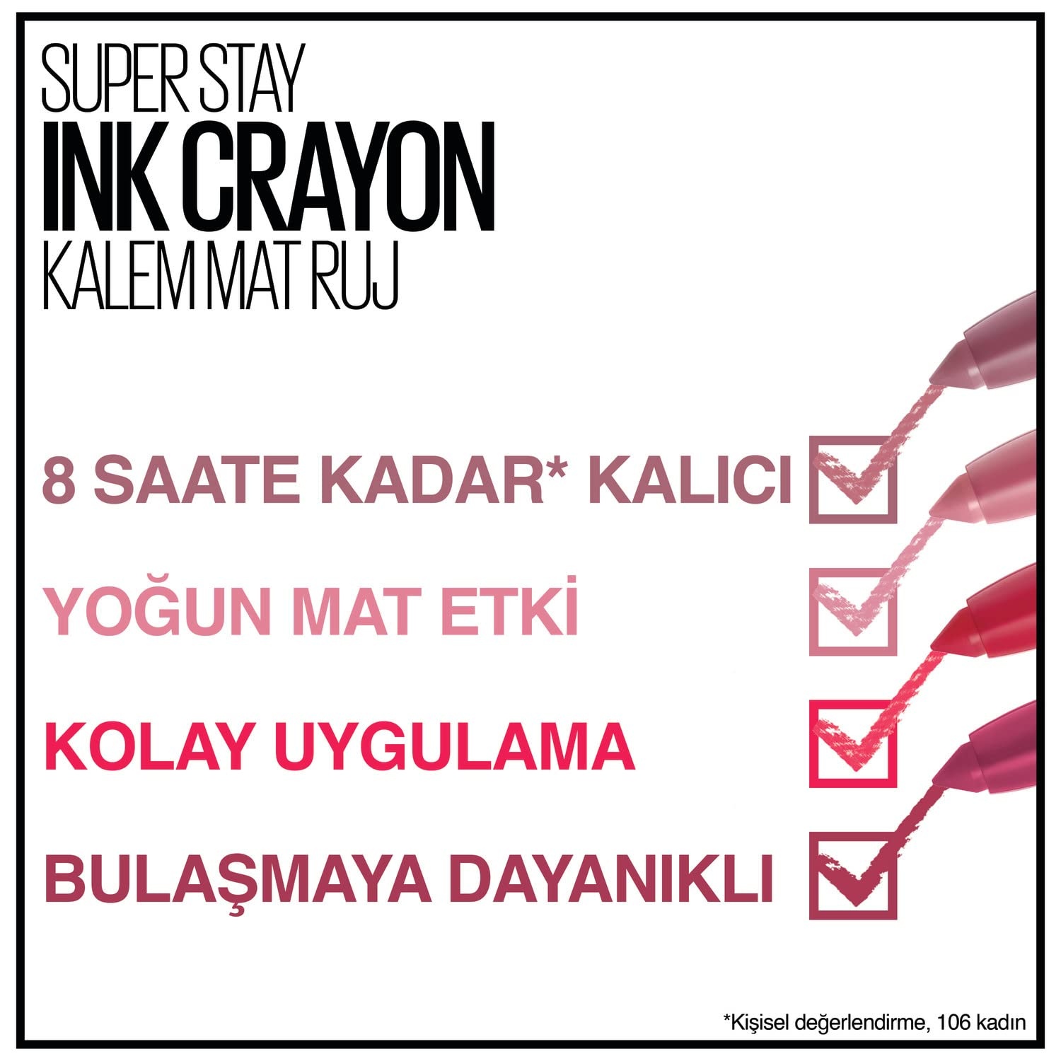 image:imageMaybelline New York Lippenstift Super Stay Ink Crayon Matt und langanhaltend Nr 75 Speak Your Mind 15 gRot