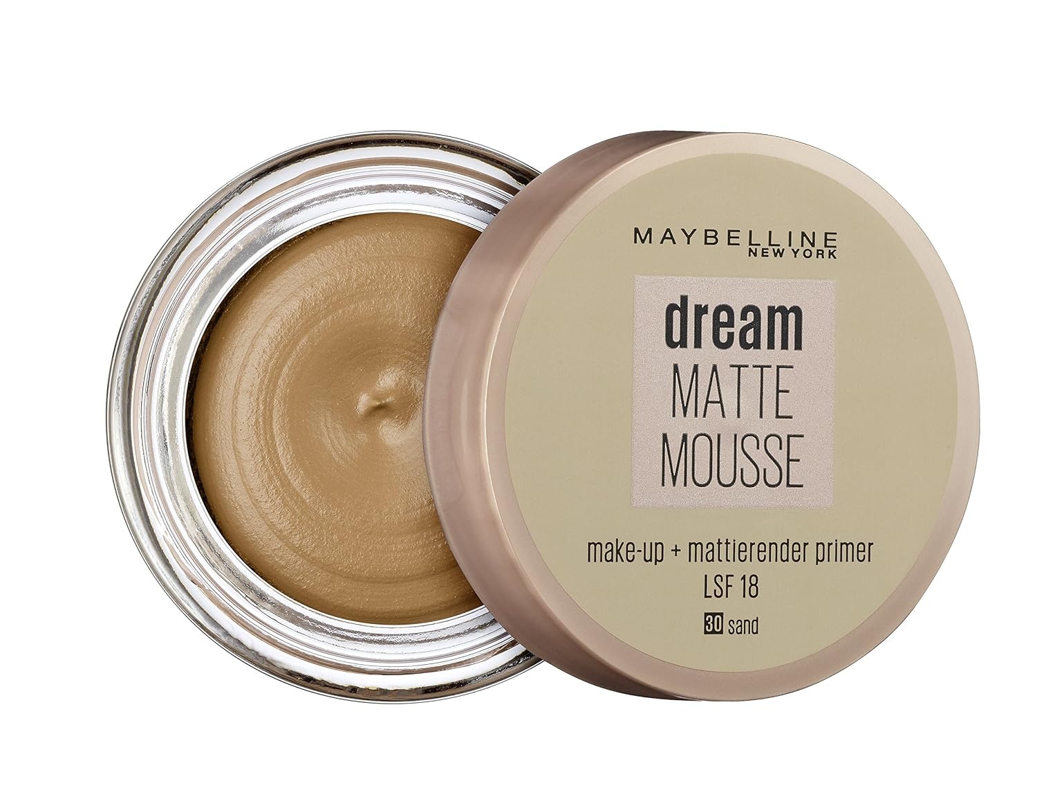 image:imageMaybelline New York Make Up Dream Matte Mousse MakeUp Mattierend Nr 20 CameoNr 30 Sand