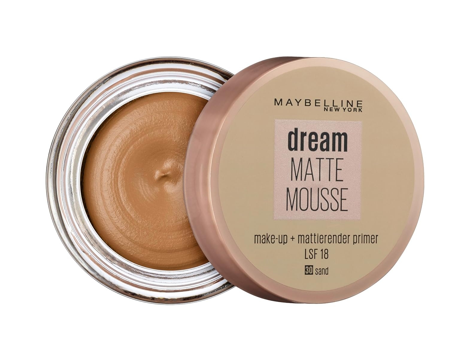 image:imageMaybelline New York Make Up Dream Matte Mousse MakeUp Mattierend Nr 20 CameoNr 30 Sand