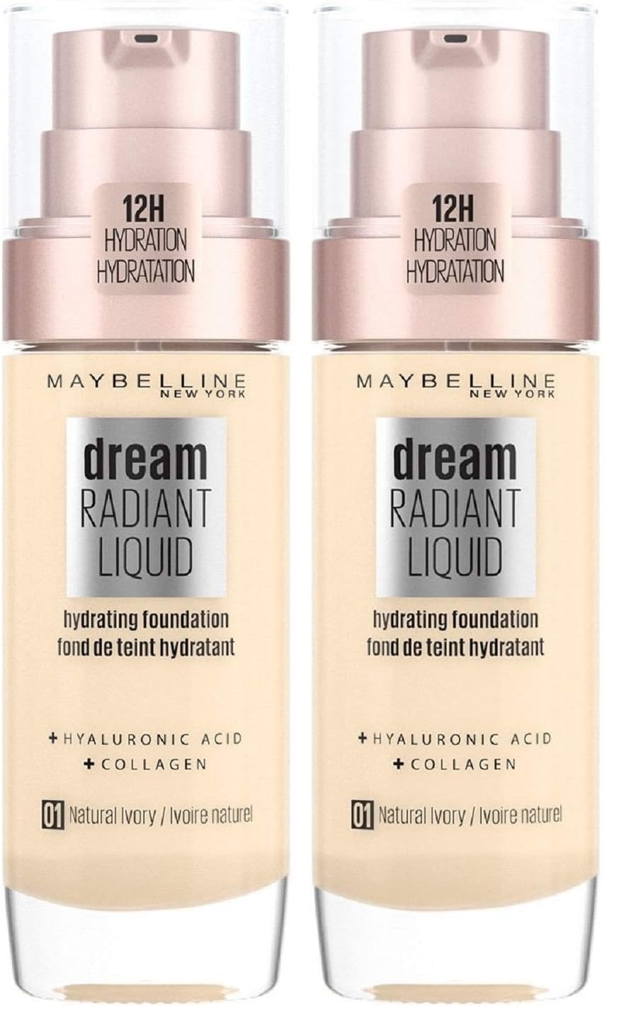 image:imageMaybelline New York Make Up Dream Radiant Liquid MakeUp Flssige Foundation Nr 03 True Ivory 30 mlNatrliches Elfenbein