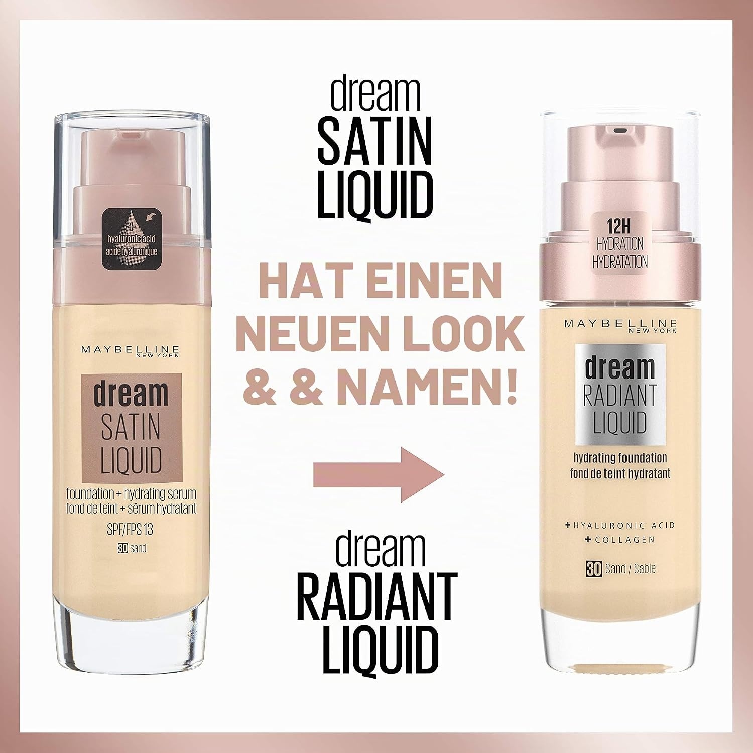 image:imageMaybelline New York Make Up Dream Radiant Liquid MakeUp Flssige Foundation Nr 30 Sand 30 mlNr 30 Sand