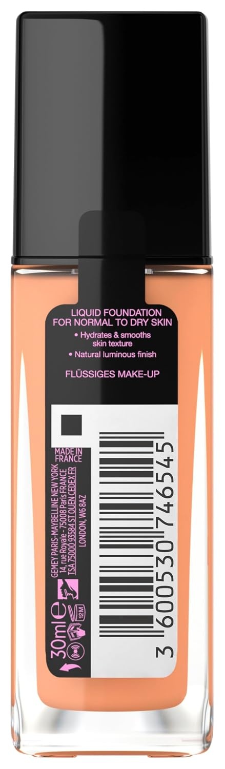 image:imageMaybelline New York Make Up Fit Me Foundation mit LSF18 Fr makellose Haut Alle Hauttypen Nr 110 Porcelain 30 mlBuff Beige